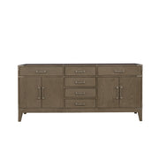 Laurel 72 in W x 22 in D Grey Oak Double Bath Vanity