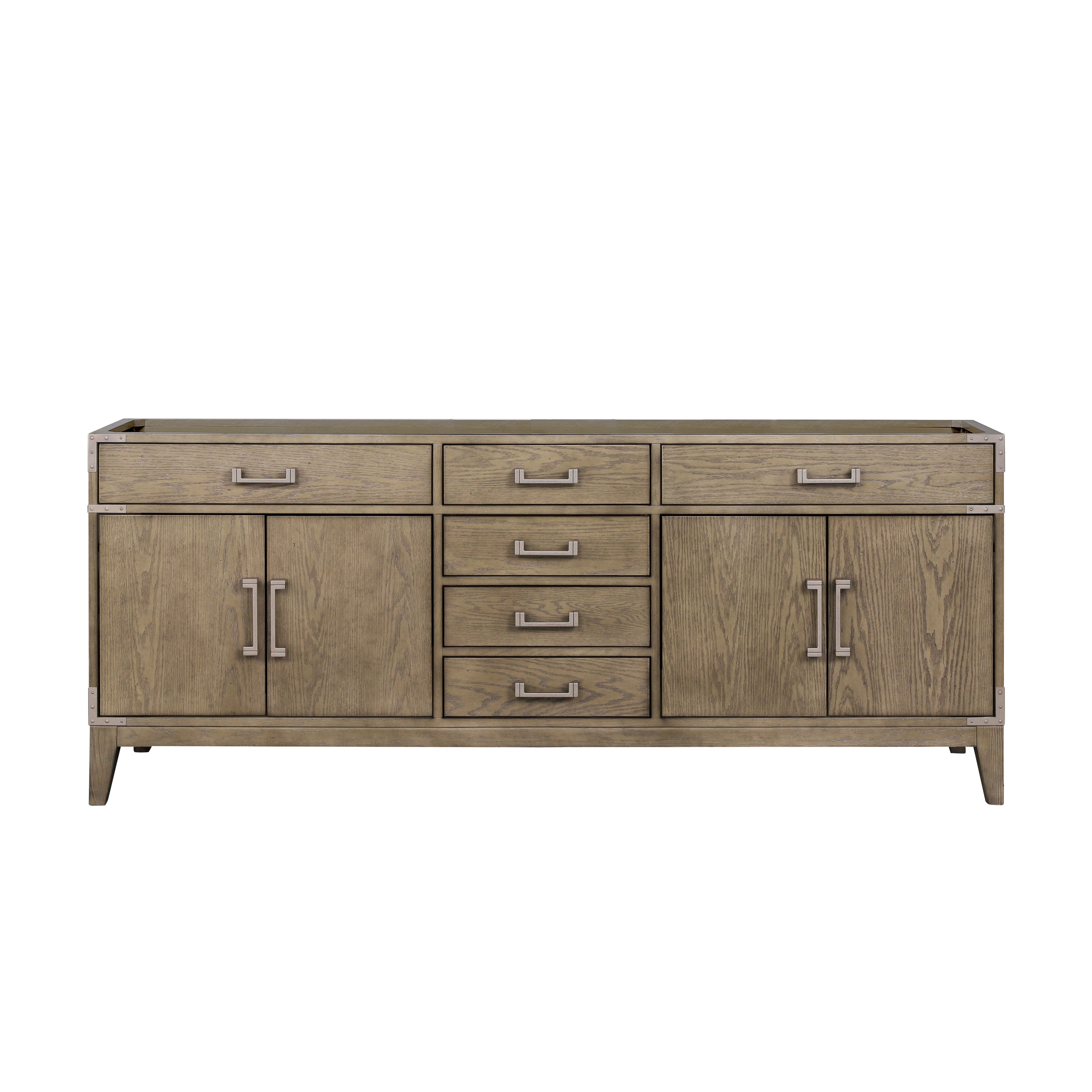 Laurel 80 in W x 22 in D Grey Oak Double Bath Vanity