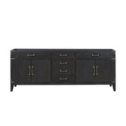 Laurel 84 in W x 22 in D Black Oak Double Bath Vanity