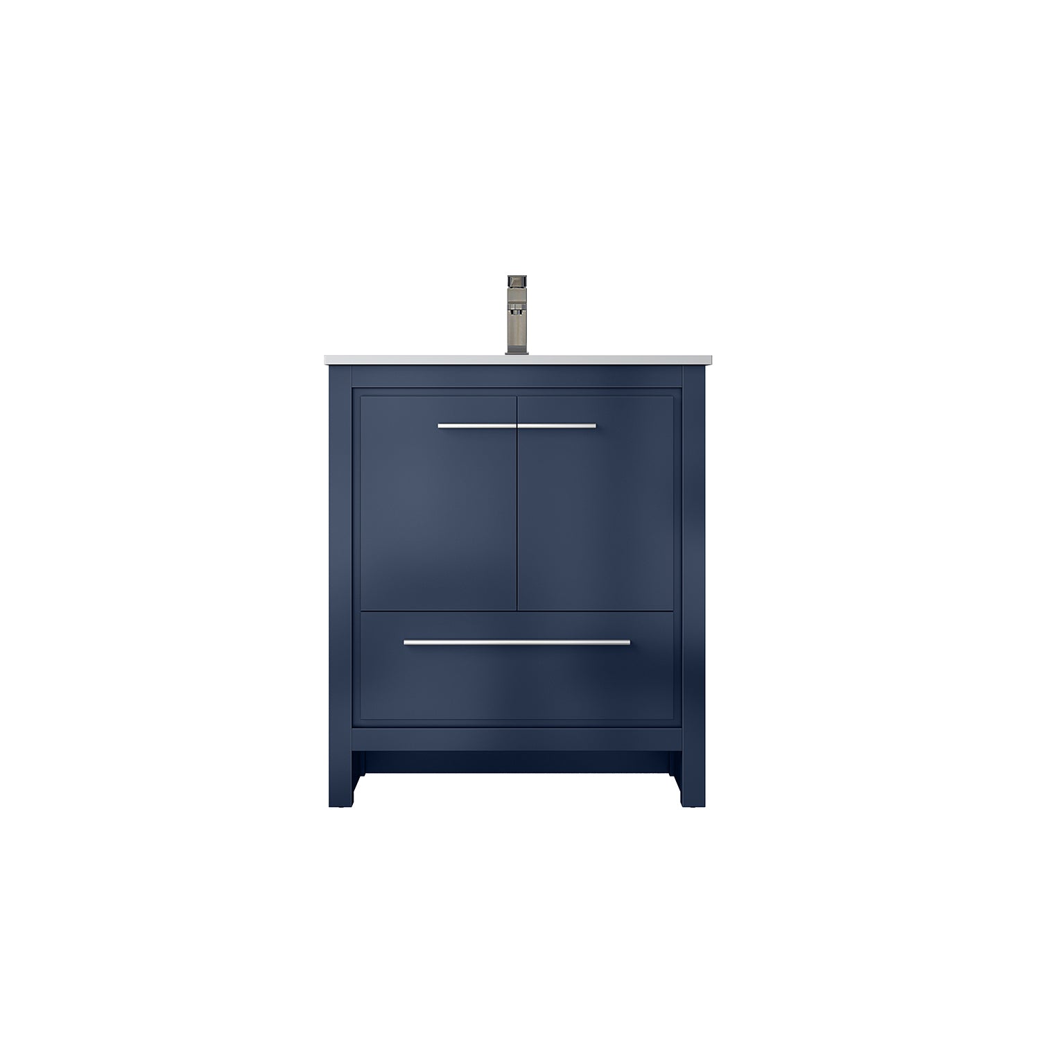 Lafarre 30 in W x 20 in D Navy Blue Bath Vanity