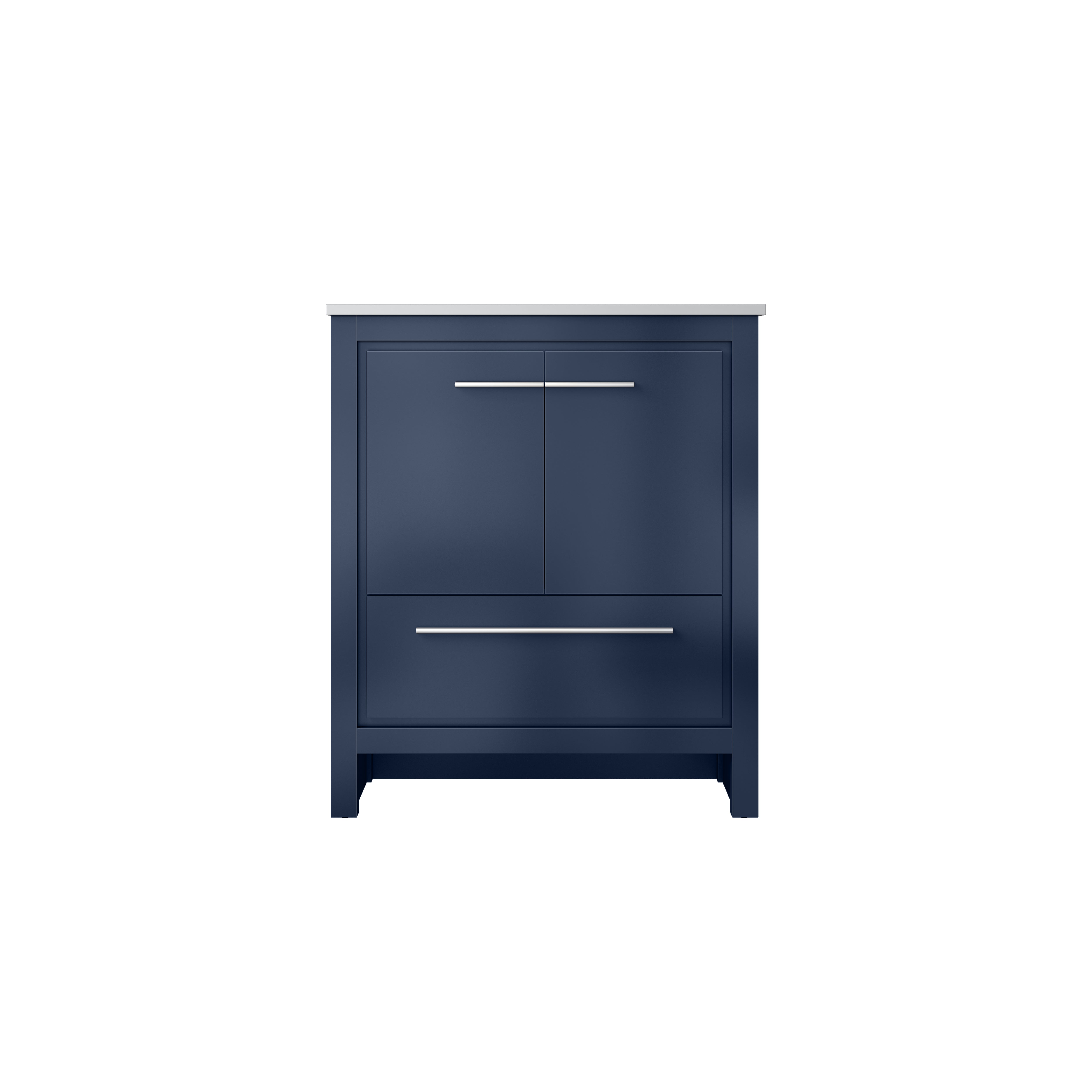 Lafarre 30 in W x 20 in D Navy Blue Bath Vanity