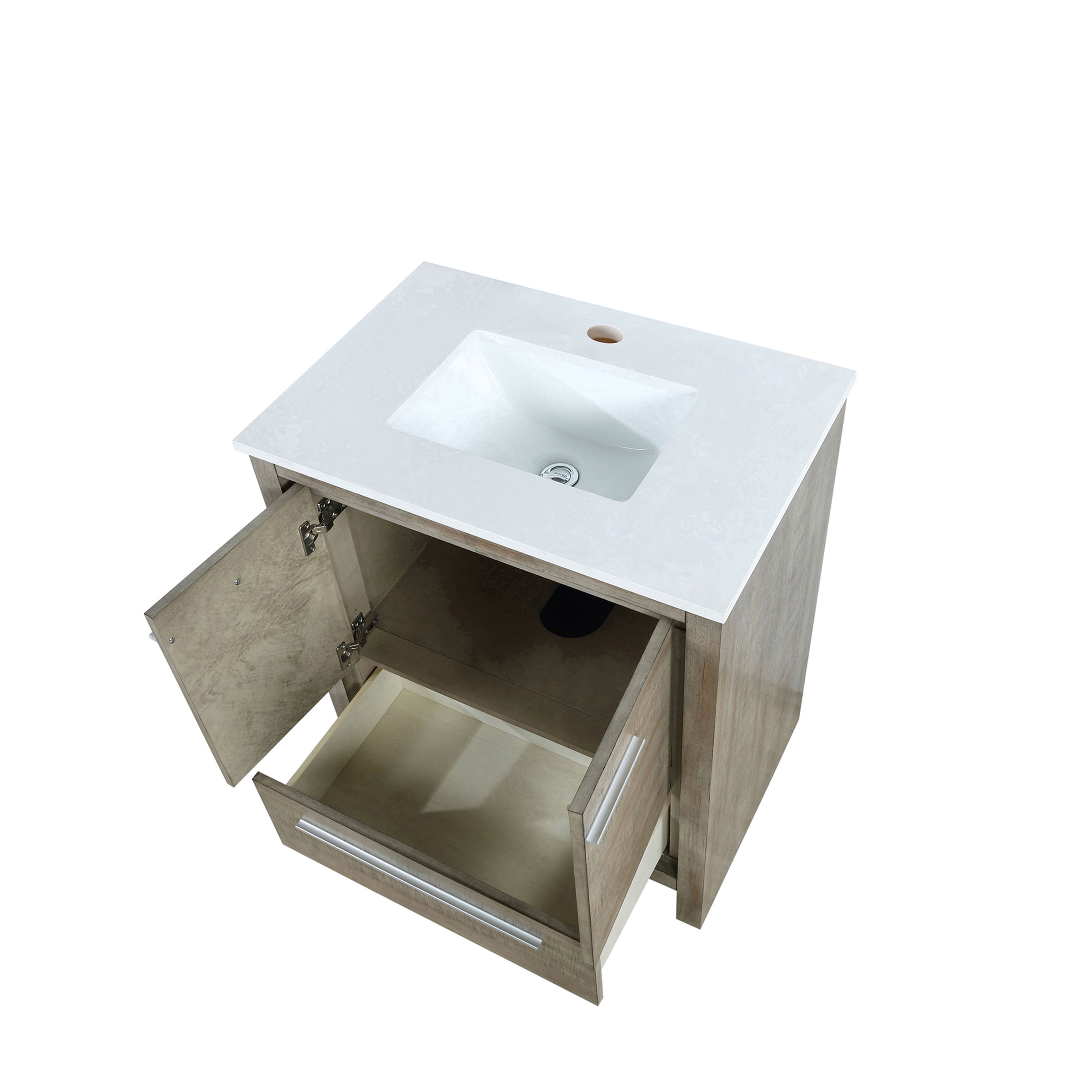 Lafarre 30 in W x 20 in D Rustic Acacia Bath Vanity