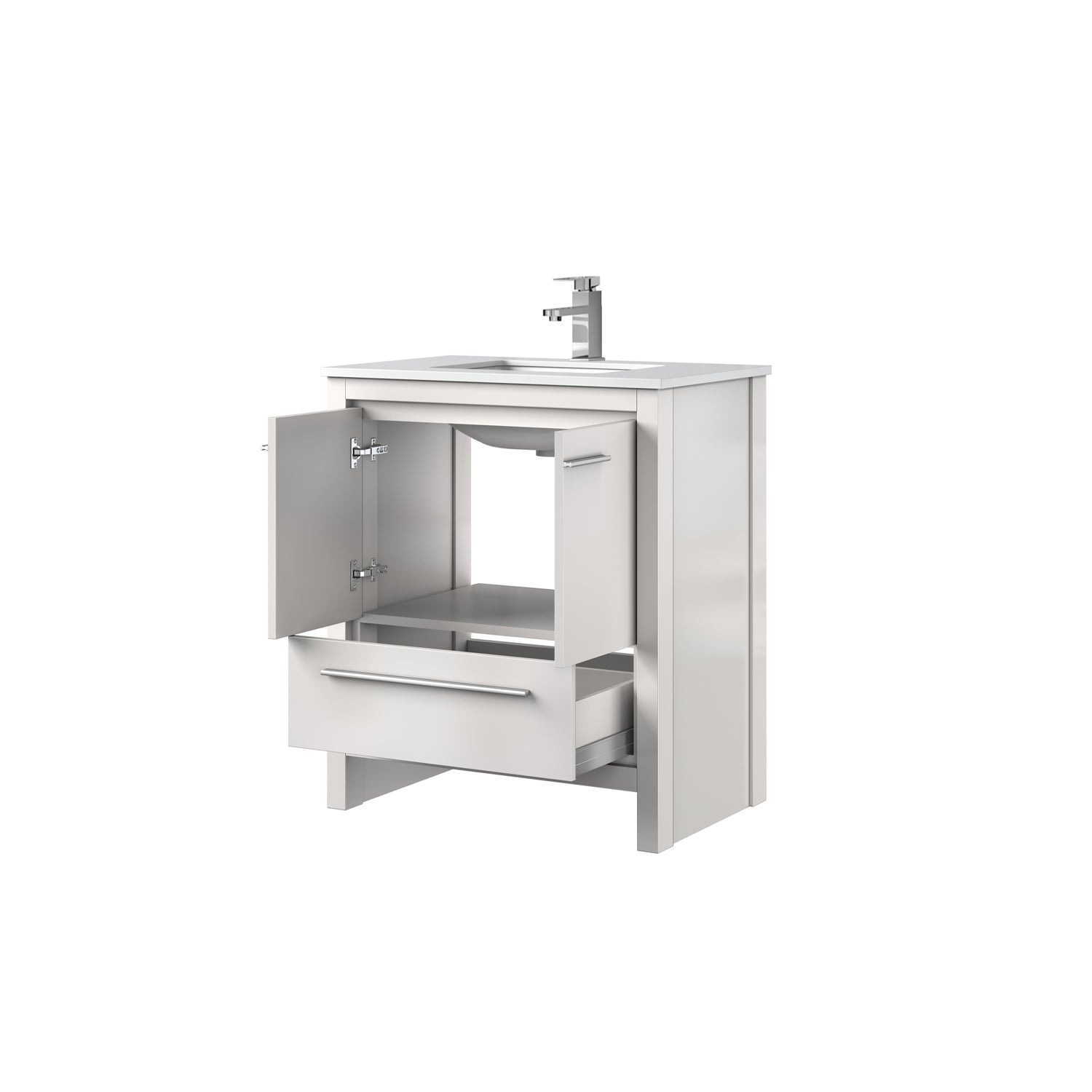Lafarre 30 in W x 20 in D White Bath Vanity