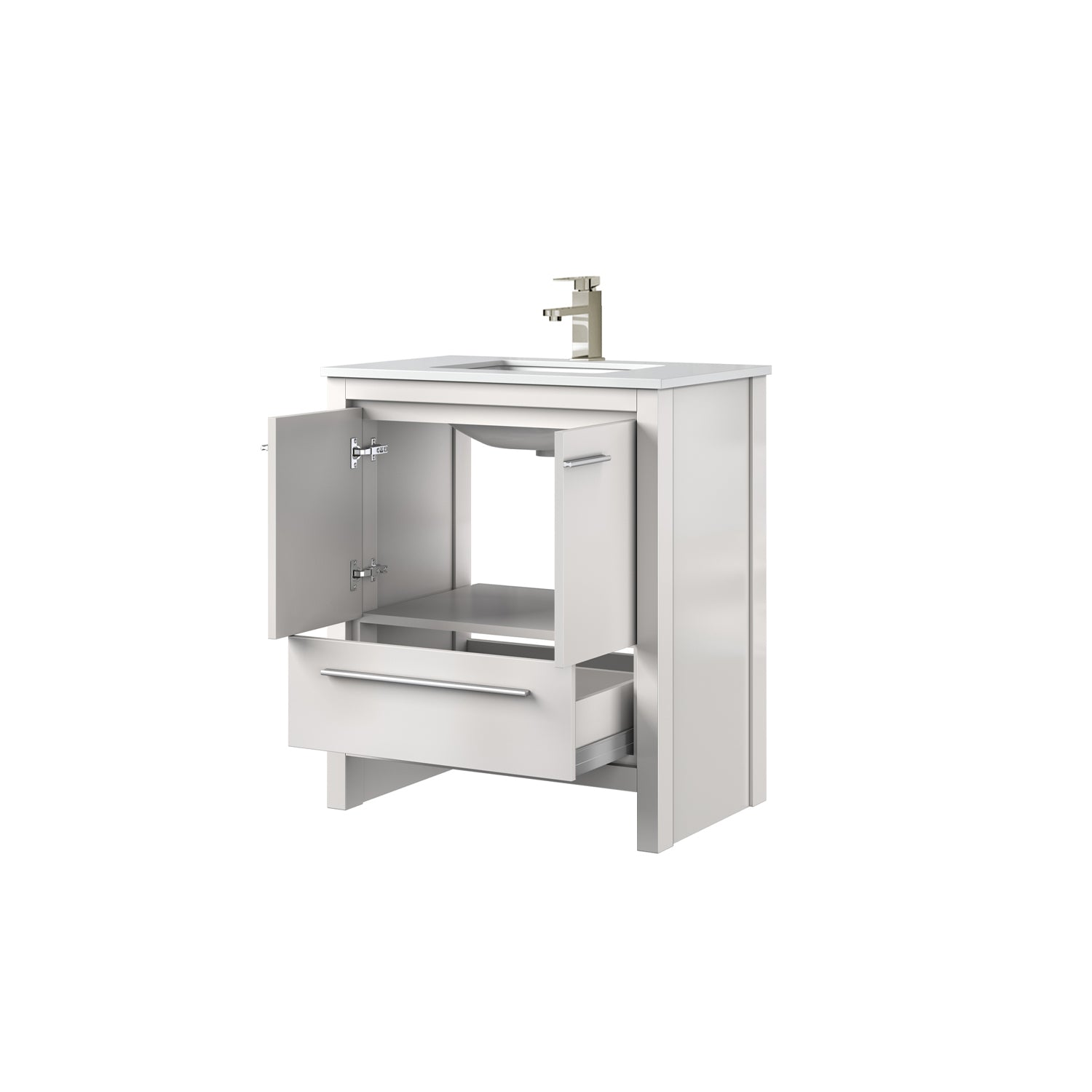Lafarre 30 in W x 20 in D White Bath Vanity