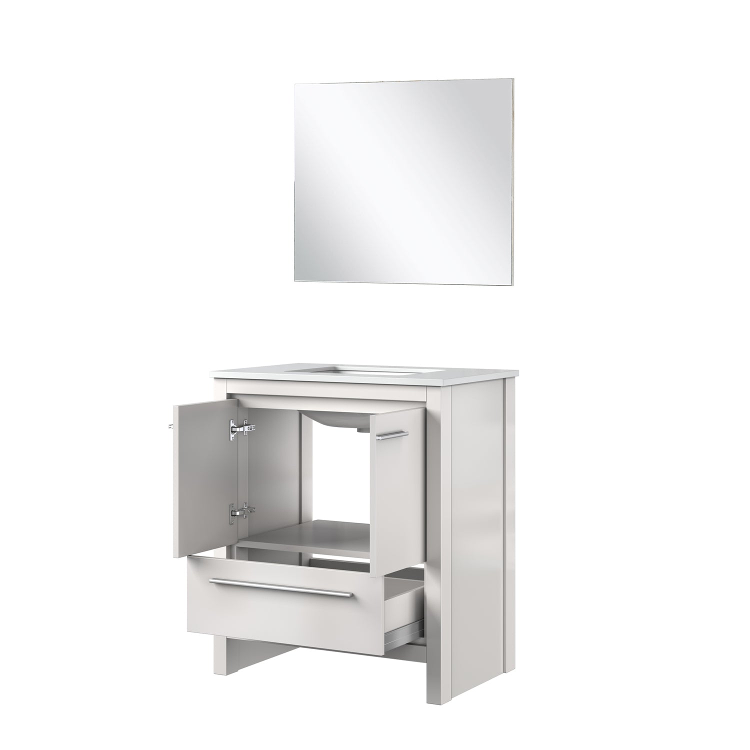 Lafarre 30 in W x 20 in D White Bath Vanity