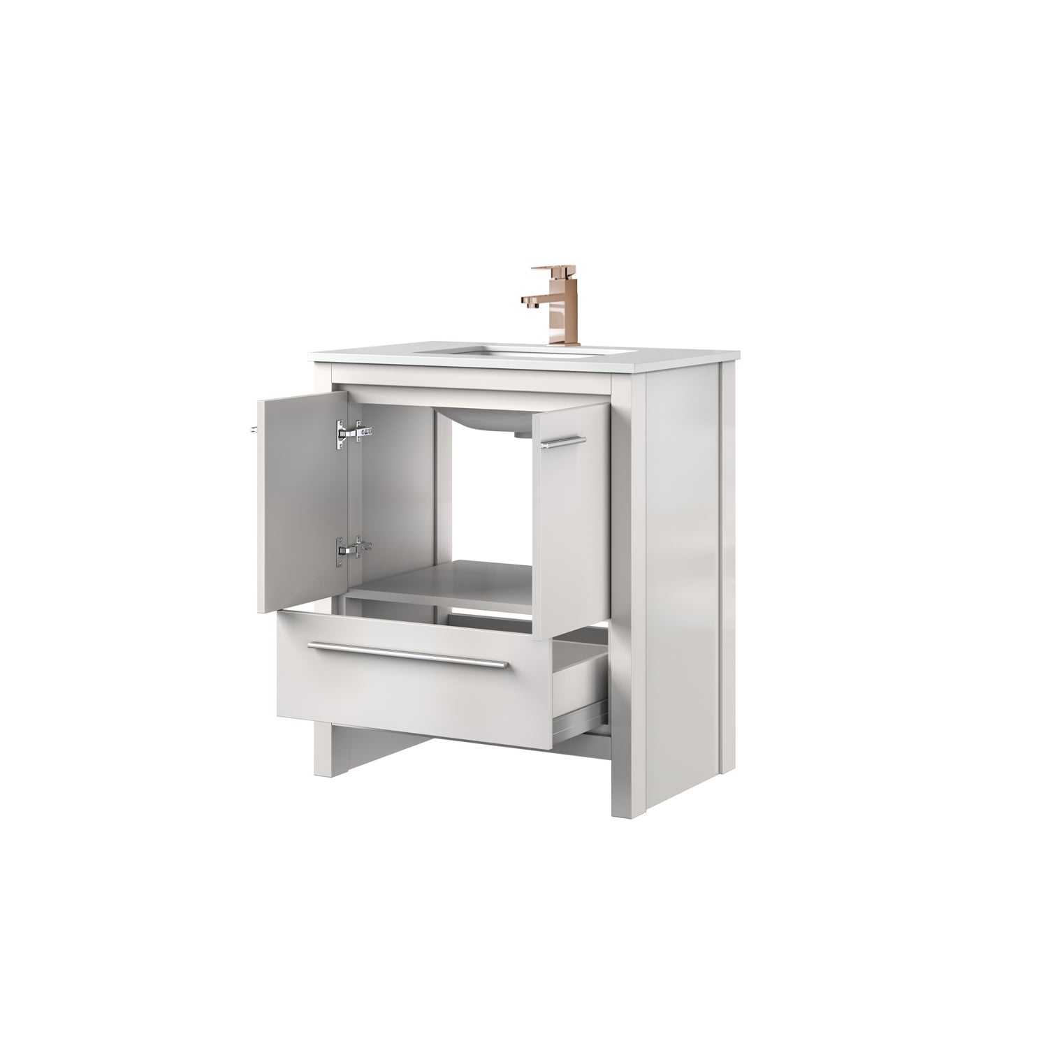 Lafarre 30 in W x 20 in D White Bath Vanity