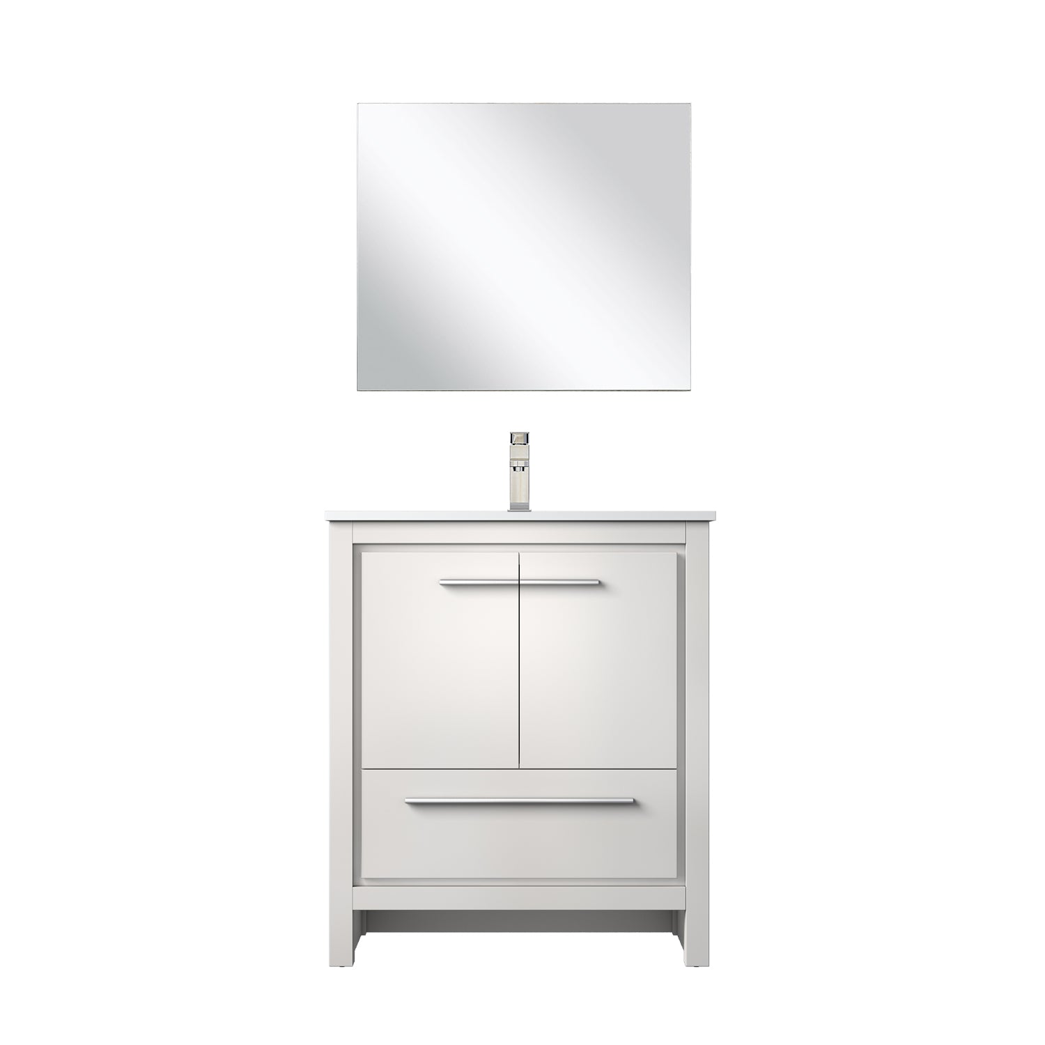 Lafarre 30 in W x 20 in D White Bath Vanity