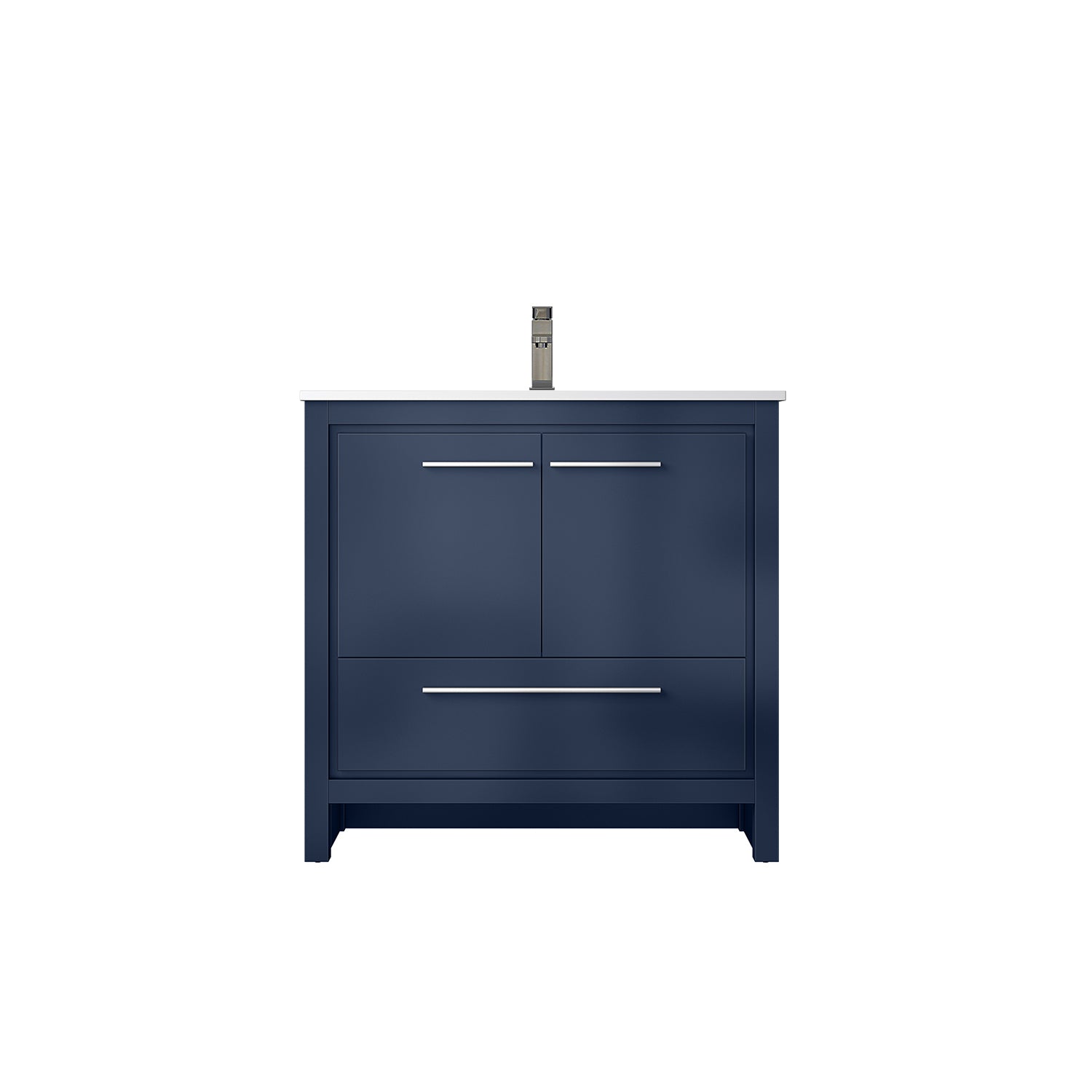 Lafarre 36 in W x 20 in D Navy Blue Bath Vanity