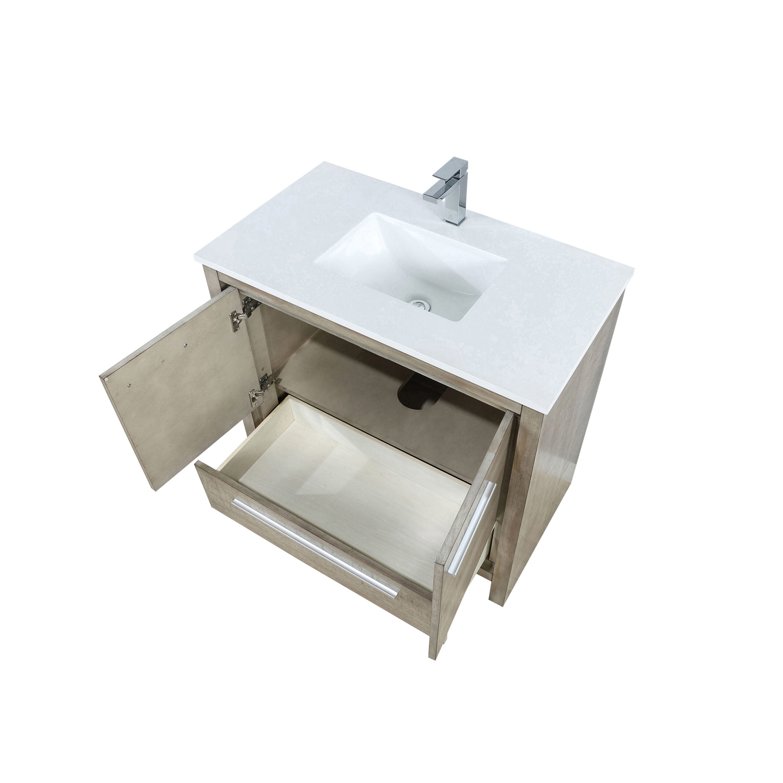 Lafarre 36 in W x 20 in D Rustic Acacia Bath Vanity