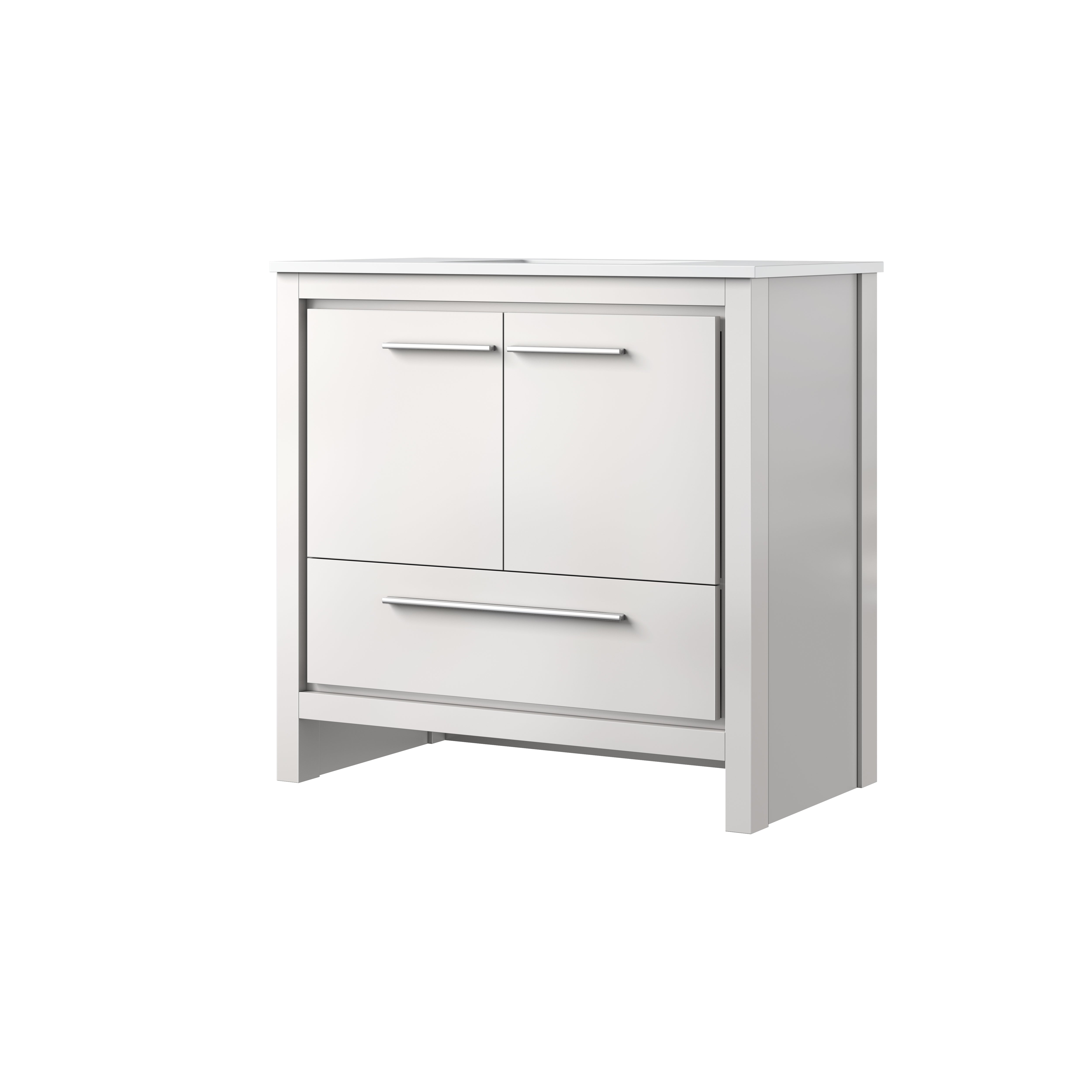 Lafarre 36 in W x 20 in D White Bath Vanity