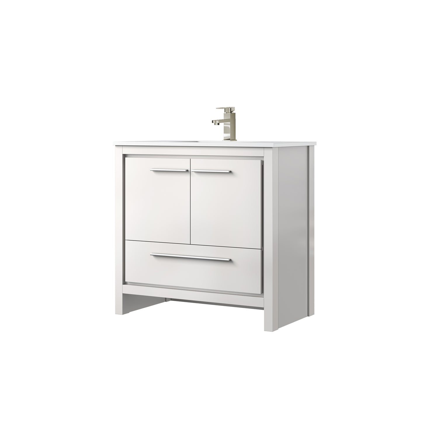 Lafarre 36 in W x 20 in D White Bath Vanity
