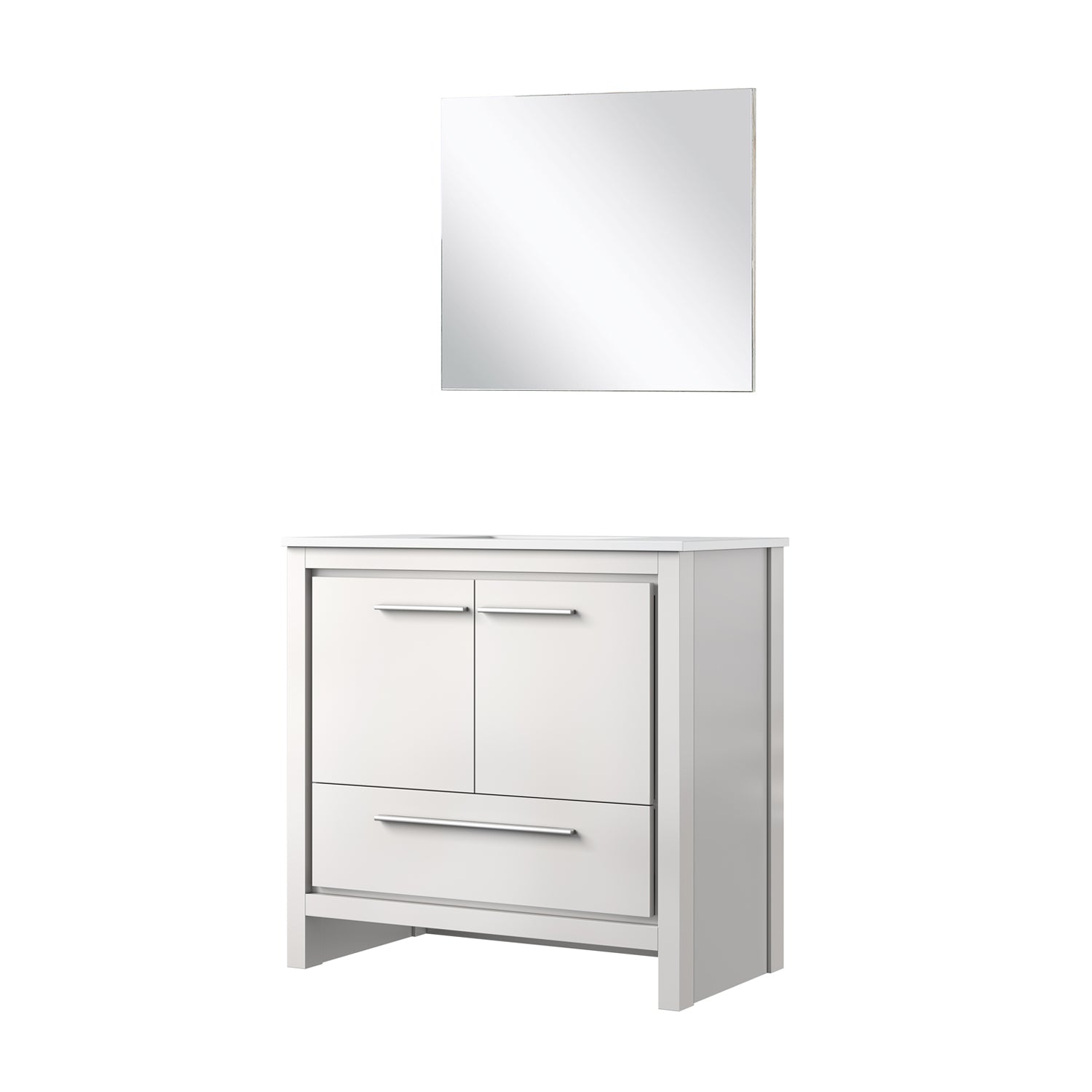 Lafarre 36 in W x 20 in D White Bath Vanity
