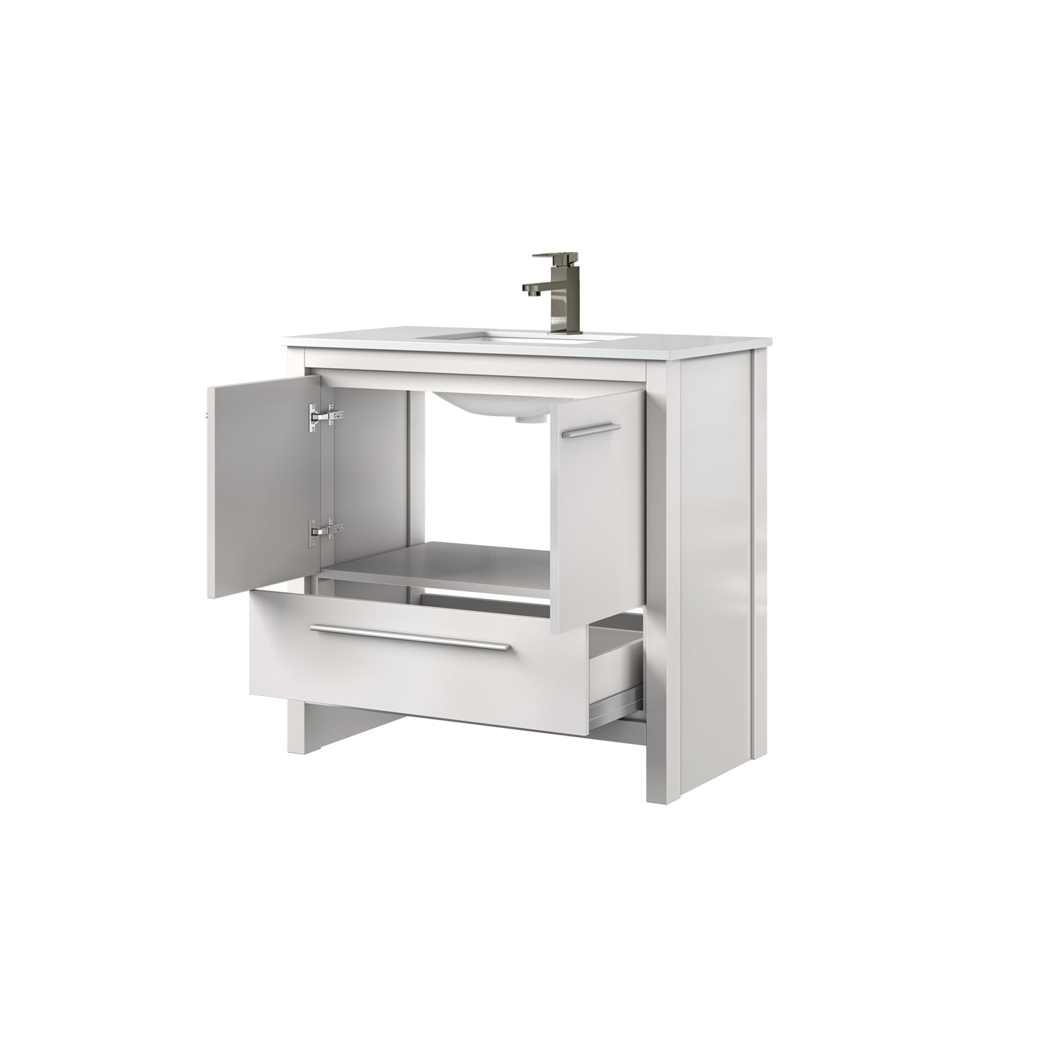 Lafarre 36 in W x 20 in D White Bath Vanity