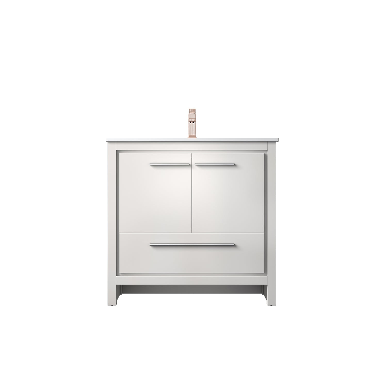 Lafarre 36 in W x 20 in D White Bath Vanity