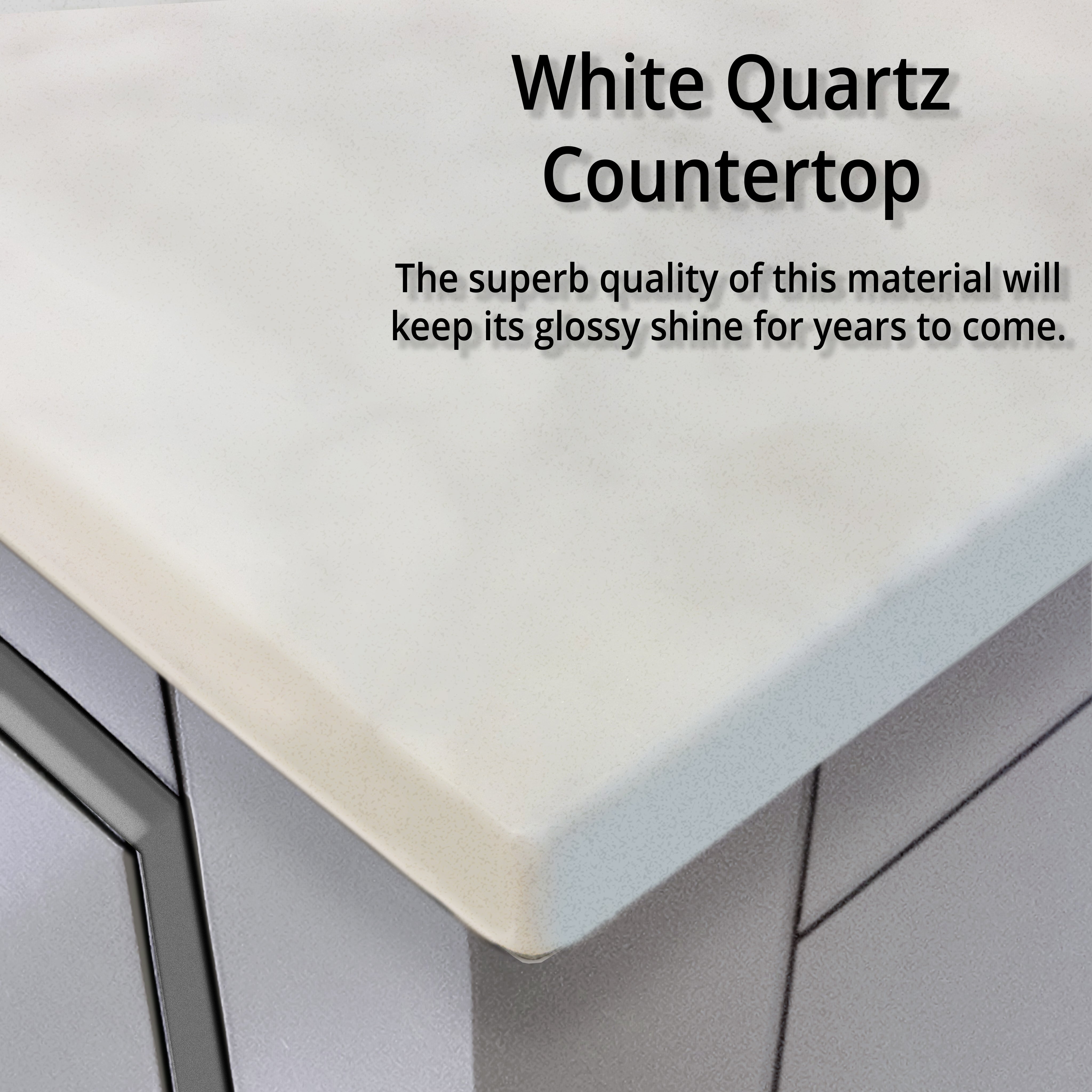 Lafarre 72 in W x 20 in D White Double Bath Vanity