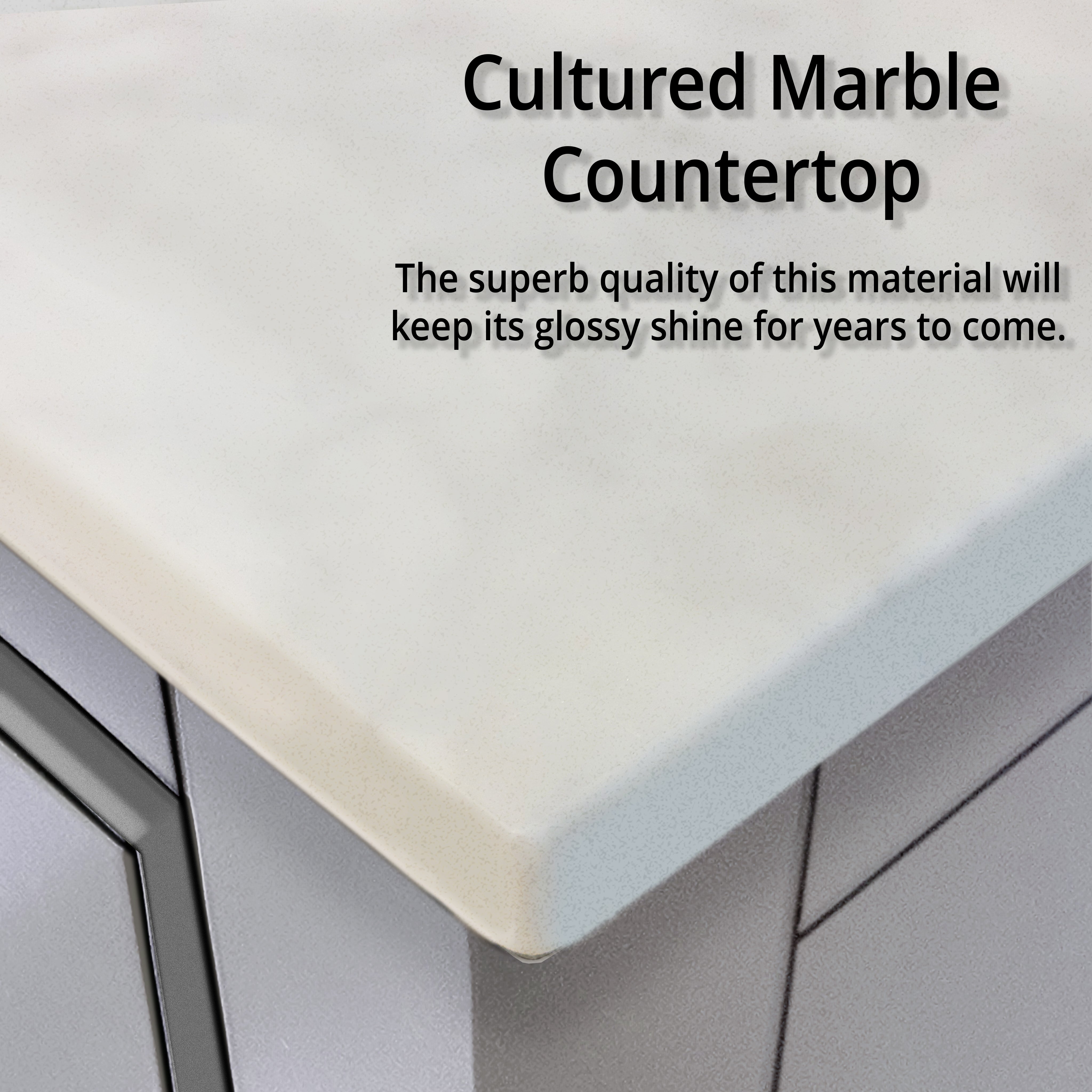 Lafarre 72 in W x 20 in D White Double Bath Vanity
