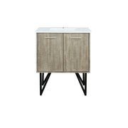 Lancy 30 in W x 20 in D Rustic Acacia Bath Vanity