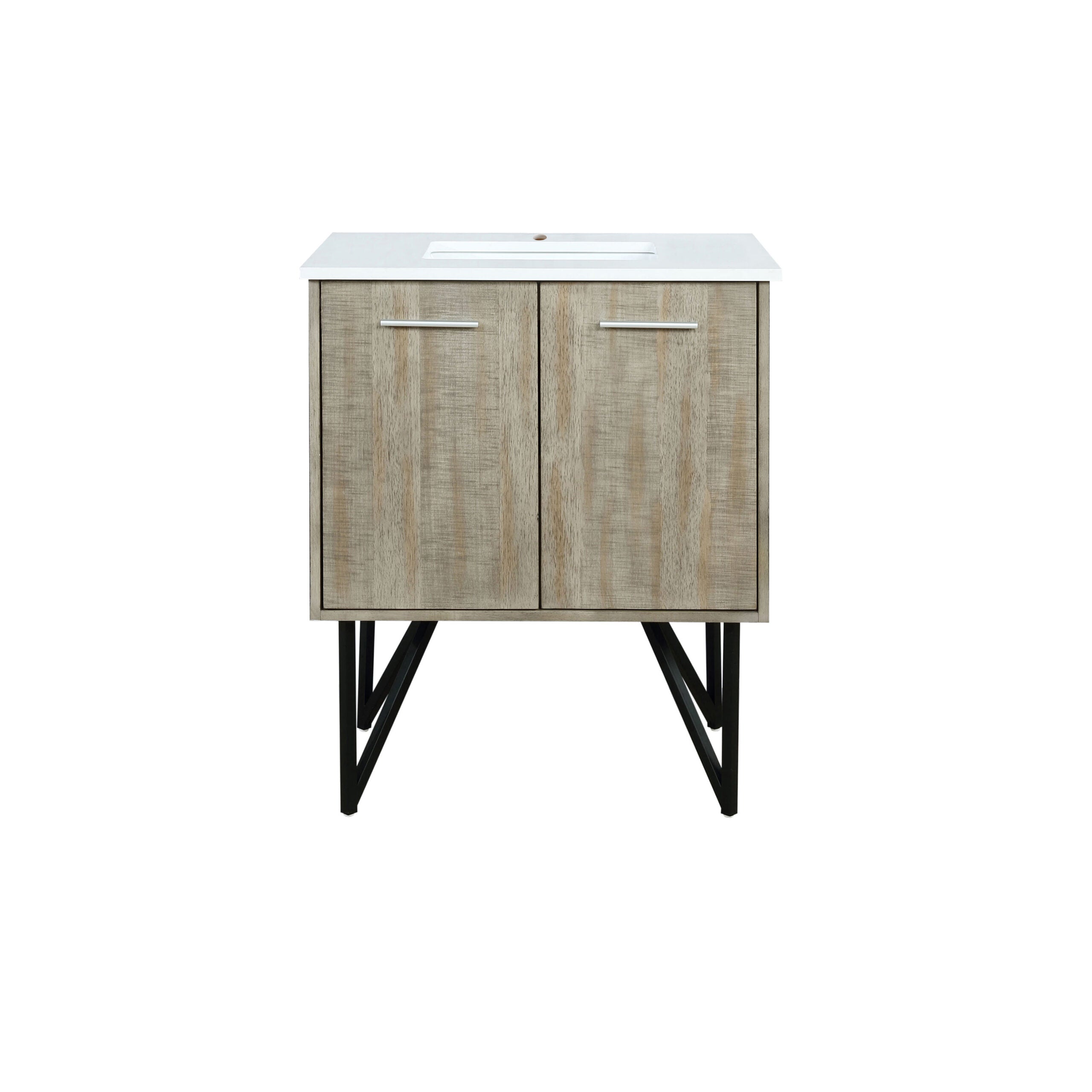 Lancy 30 in W x 20 in D Rustic Acacia Bath Vanity