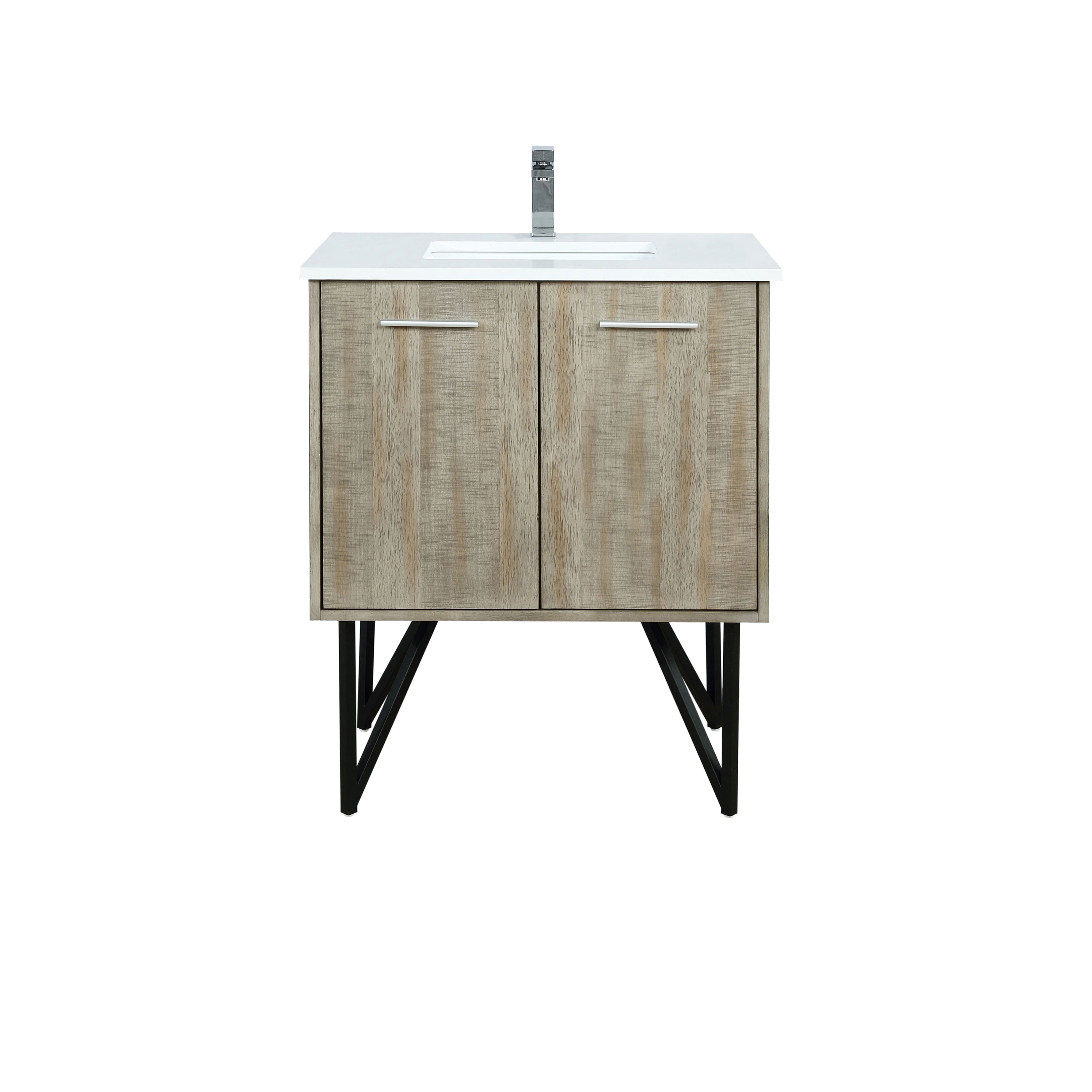 Lancy 30 in W x 20 in D Rustic Acacia Bath Vanity
