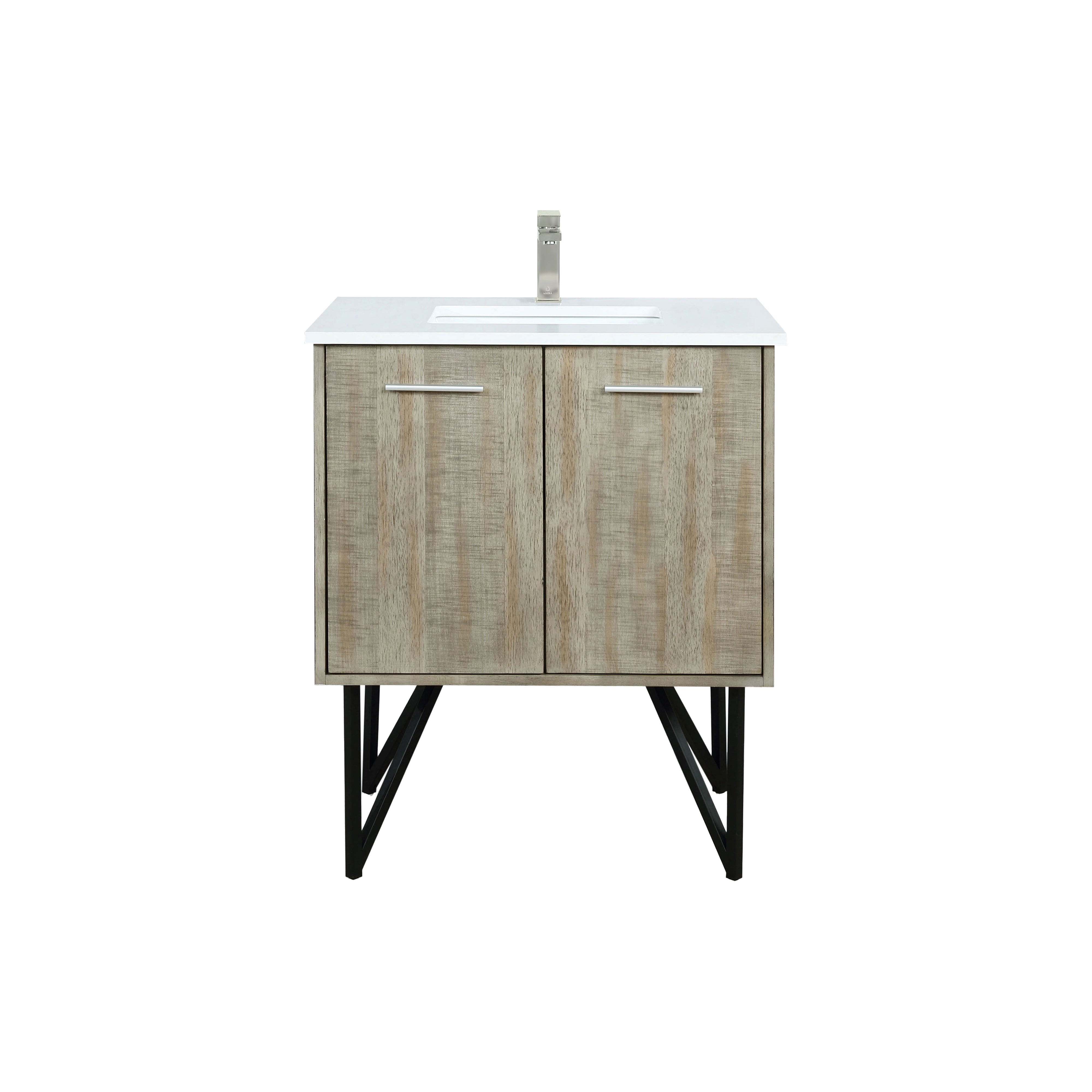 Lancy 30 in W x 20 in D Rustic Acacia Bath Vanity