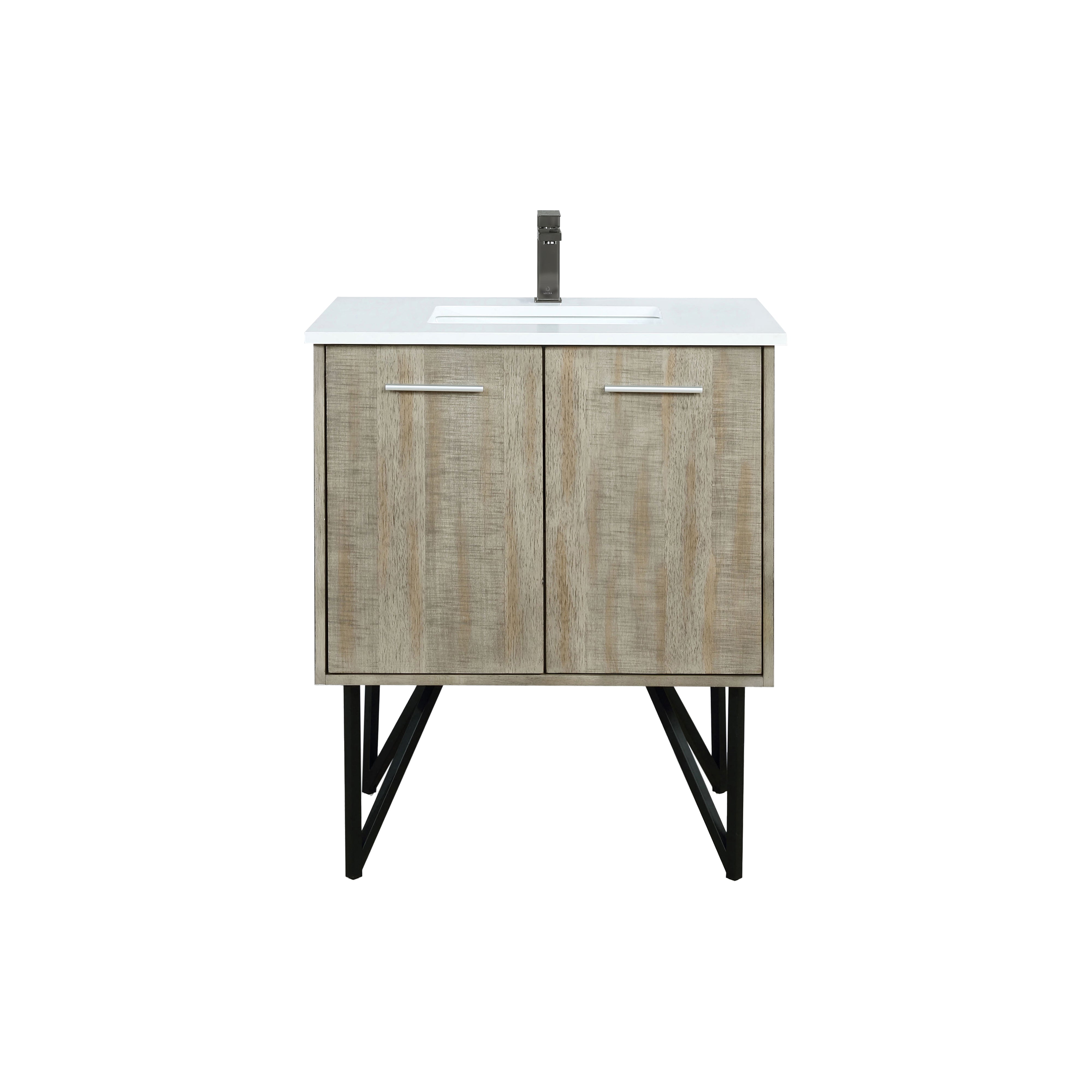 Lancy 30 in W x 20 in D Rustic Acacia Bath Vanity