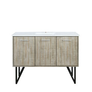 Lancy 48 in W x 20 in D Rustic Acacia Bath Vanity