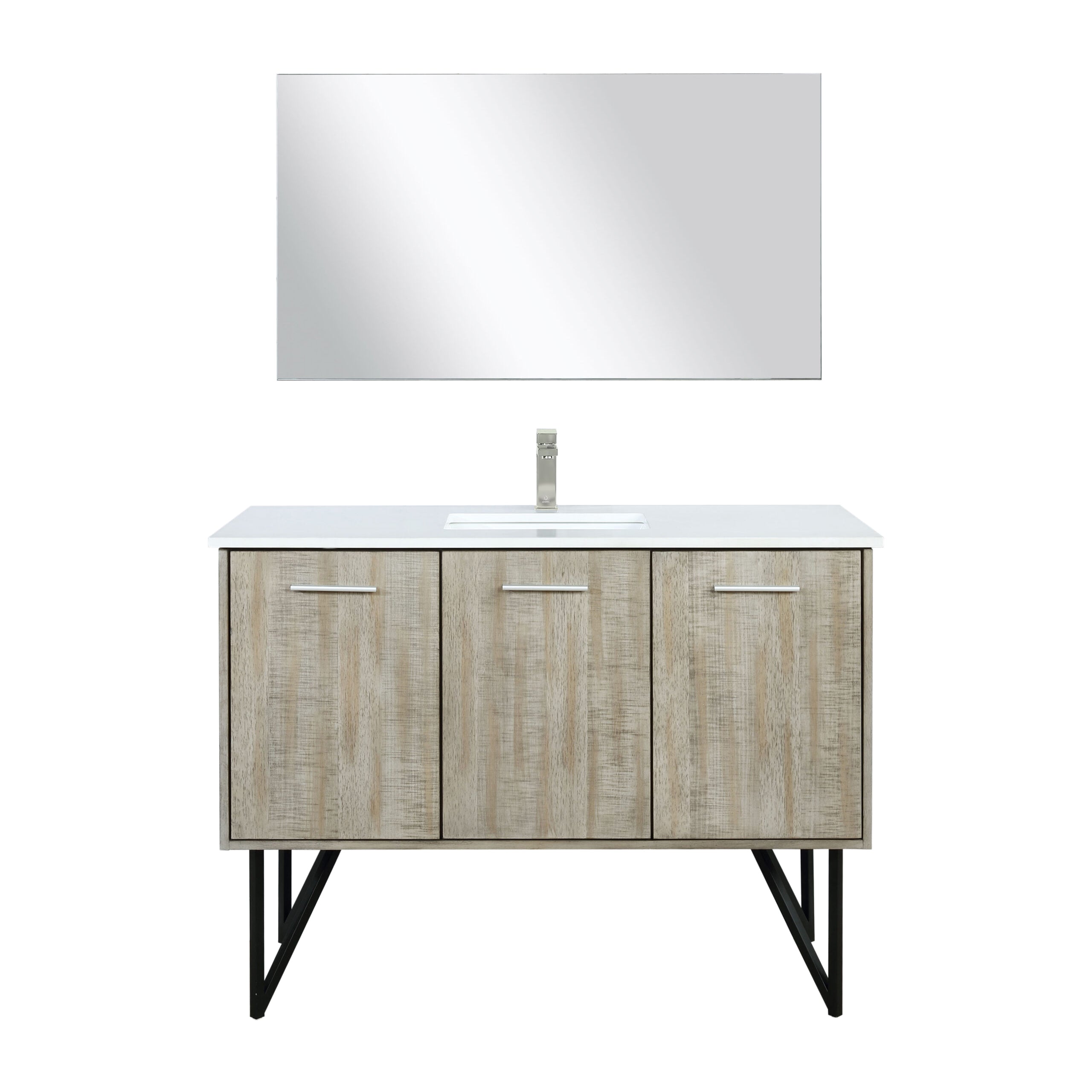 Lancy 48 in W x 20 in D Rustic Acacia Bath Vanity
