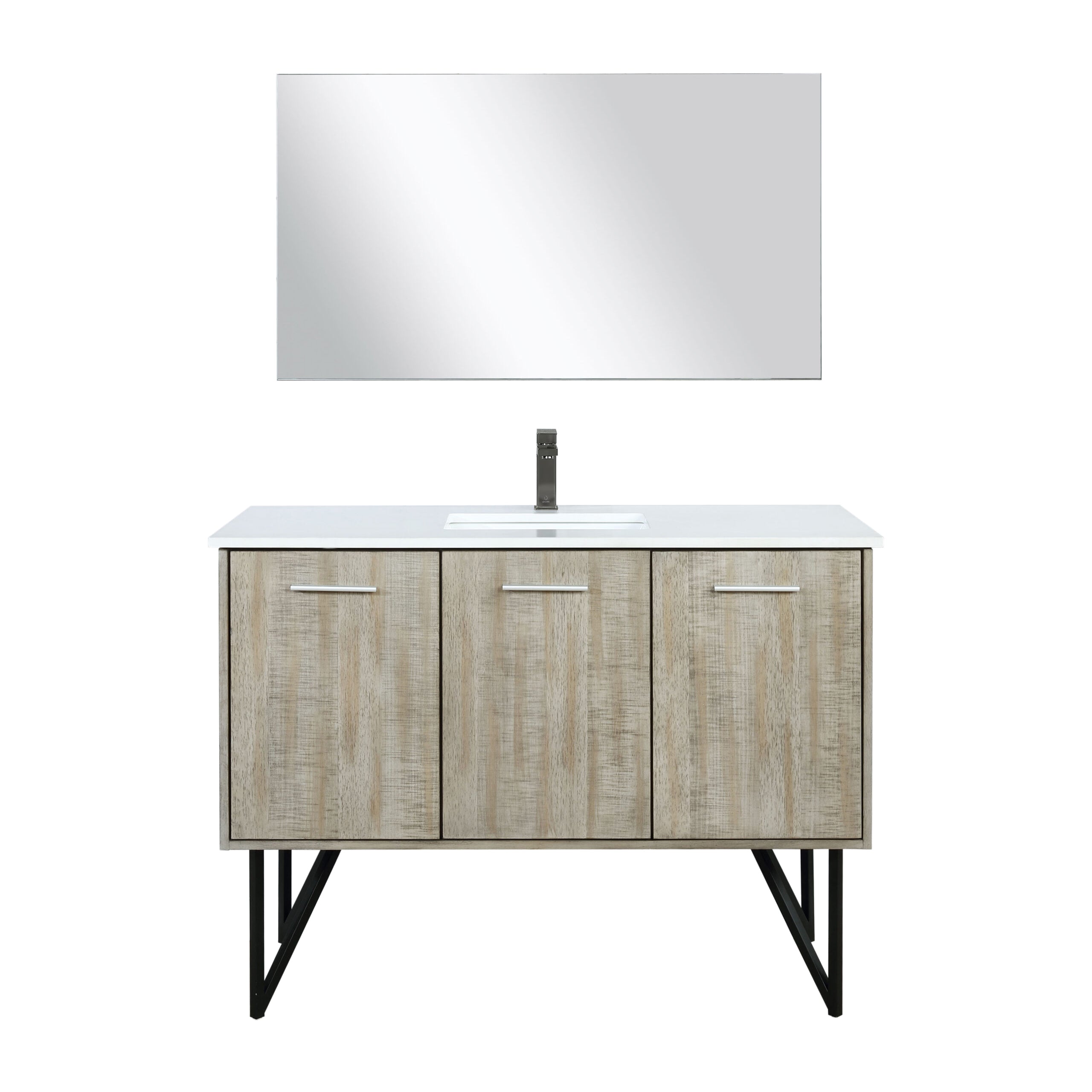 Lancy 48 in W x 20 in D Rustic Acacia Bath Vanity
