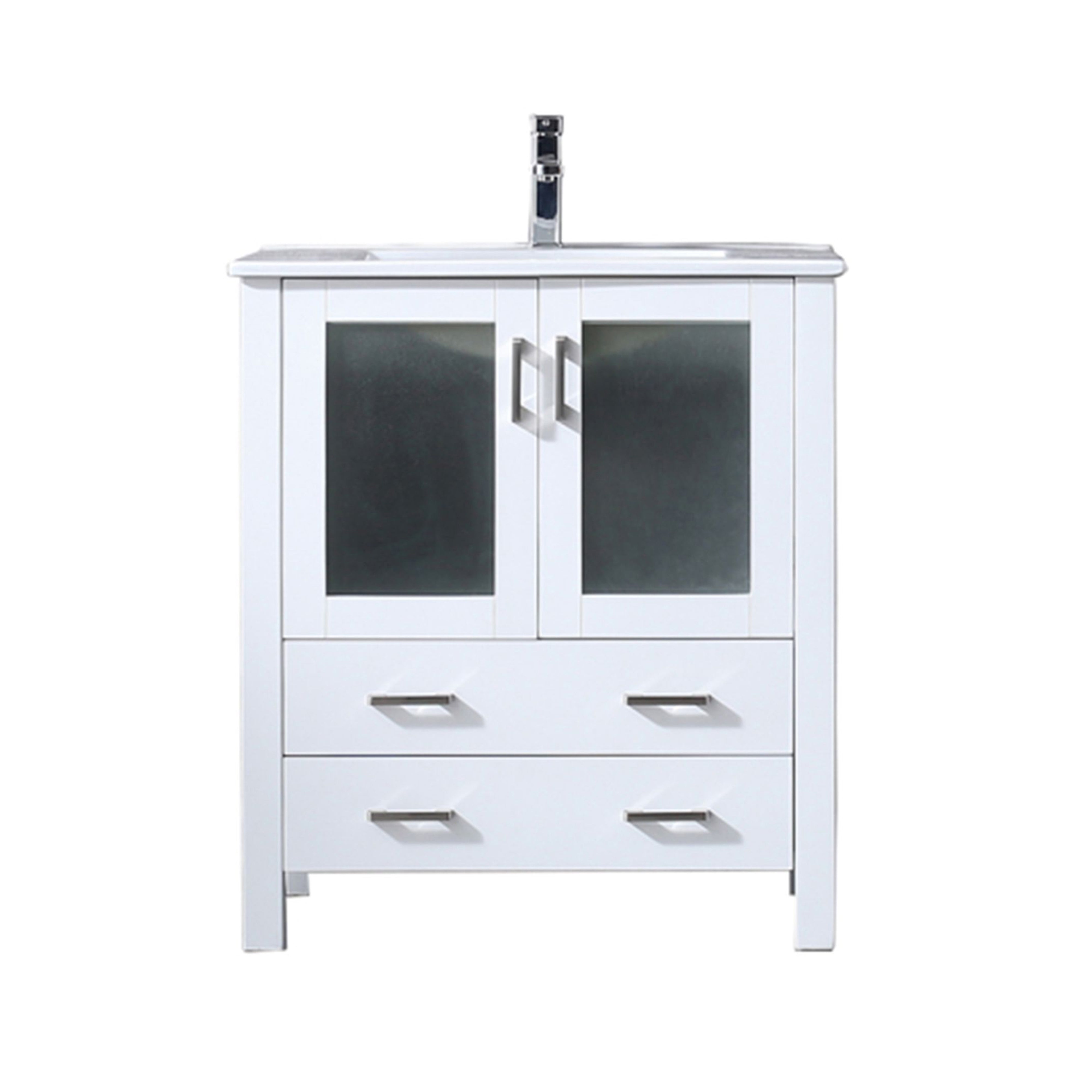 Volez 30 in W x 18.25 in D White Bath Vanity