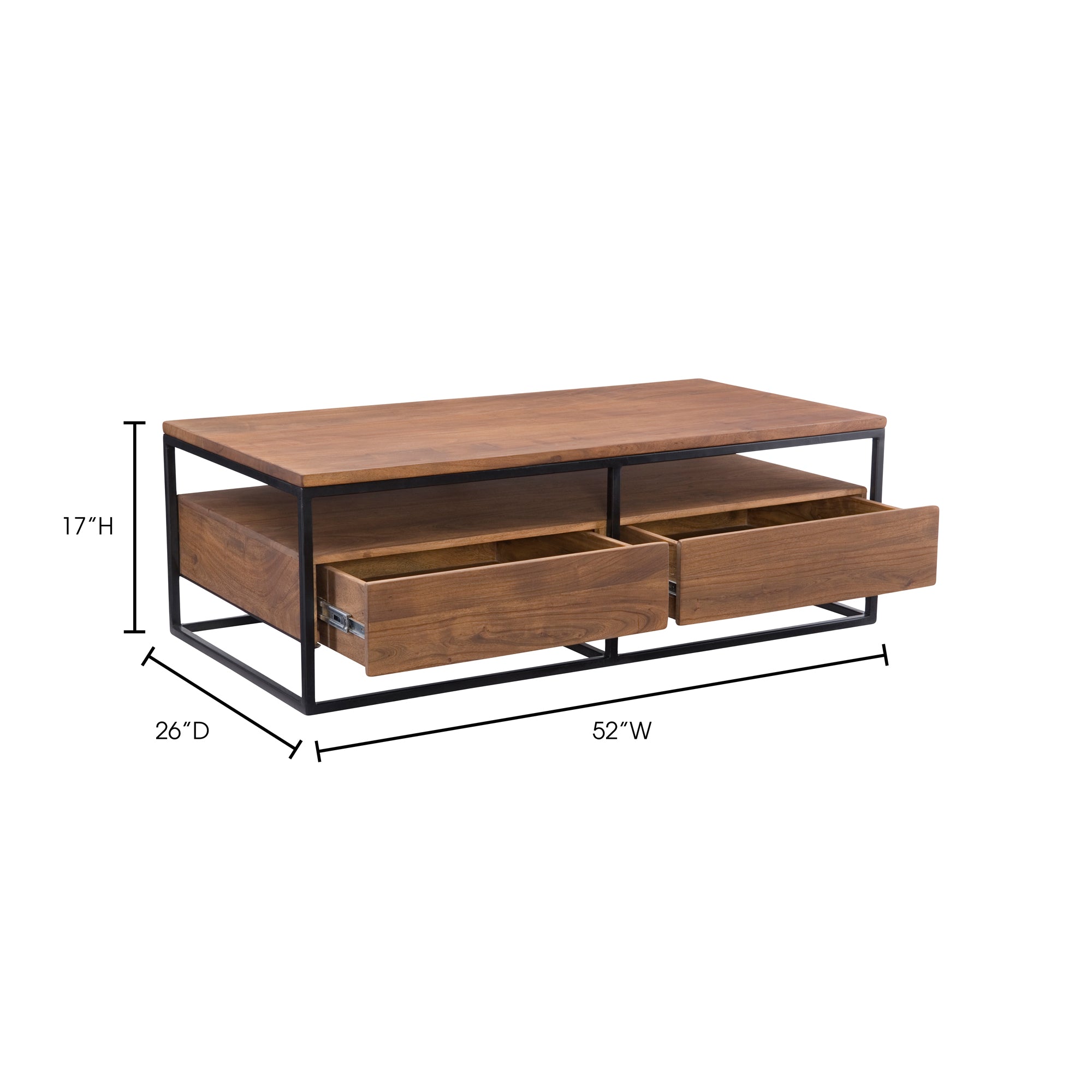 Moes Vancouver Coffee Table Light Brown LX-1024-03