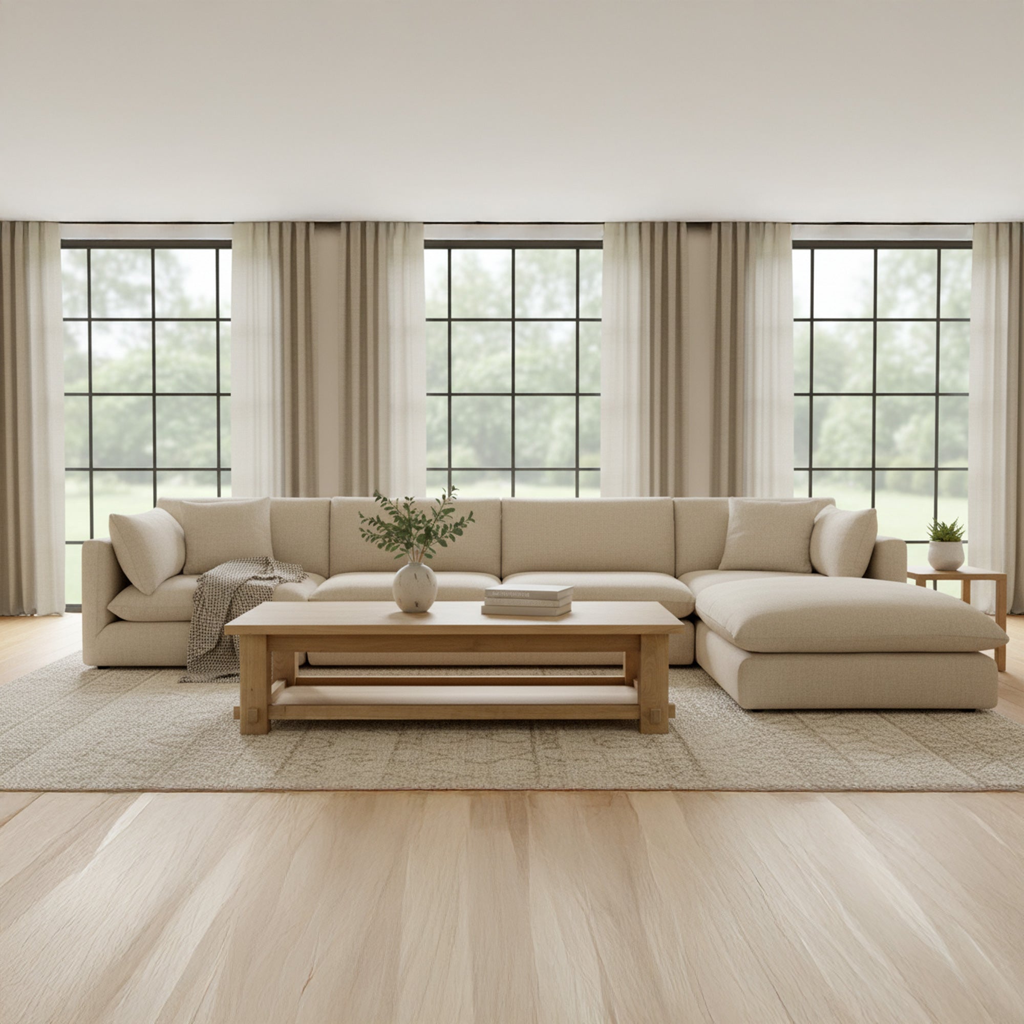 Moes Morey Coffee Table Natural LX-1089-24