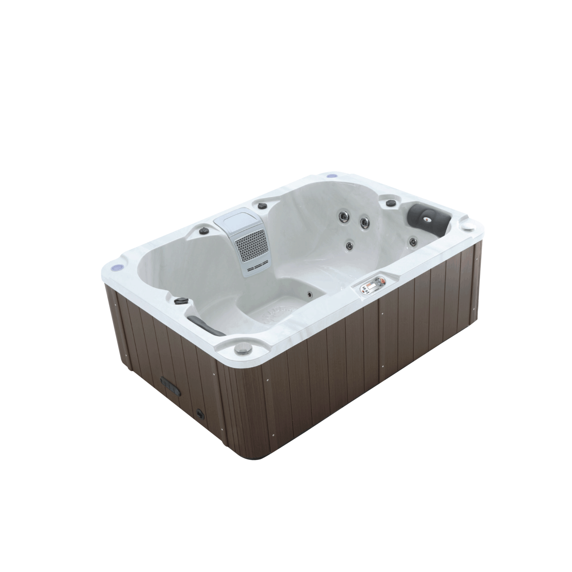 Liberty Spas LYS4000 Plug & Play 4-Person Spa – 20 Jets, Double Lounger, 120V/240V