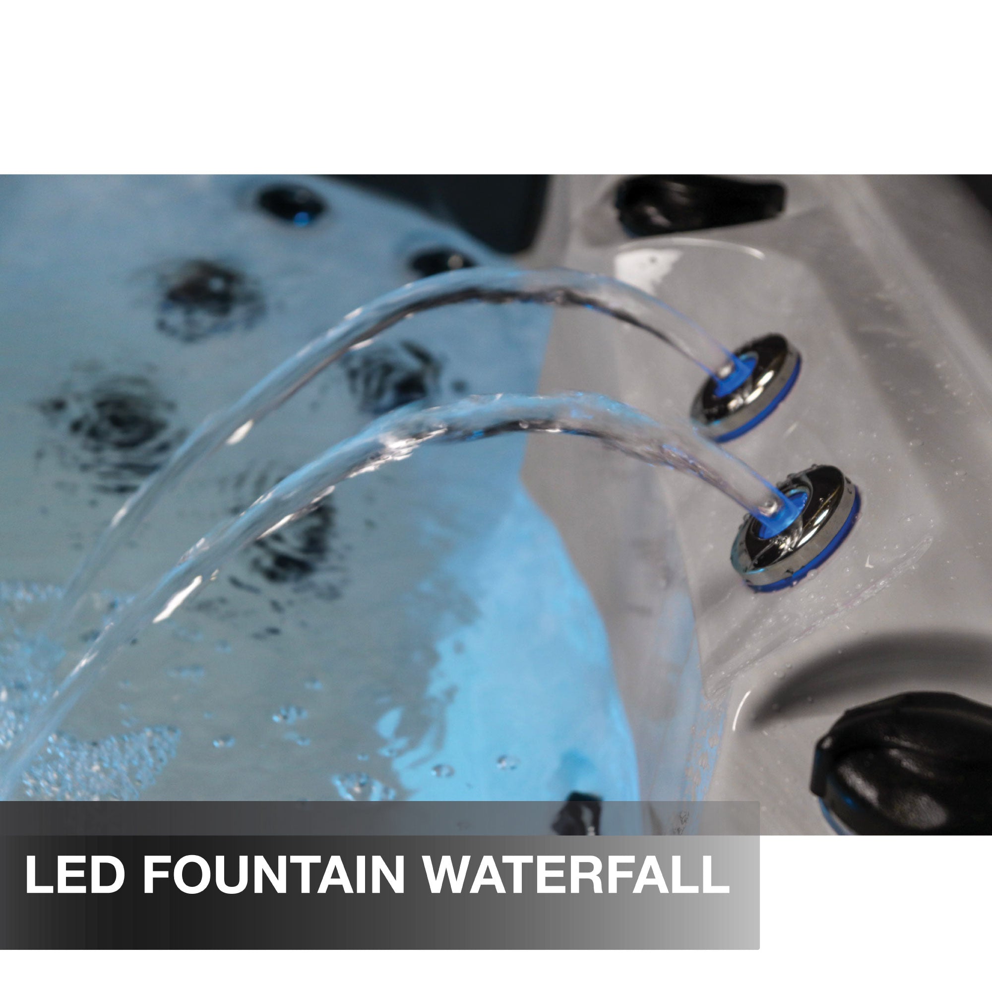 Liberty Spas LYS5000 Luxury 240V 6-Person Spa – 34 Jets, Bluetooth, LED, Glacier Filtration