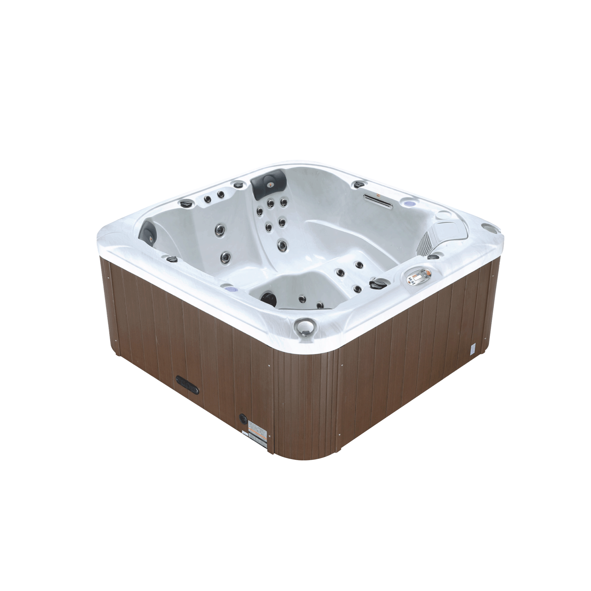 Liberty Spas LYS5000 Luxury 240V 6-Person Spa – 34 Jets, Bluetooth, LED, Glacier Filtration