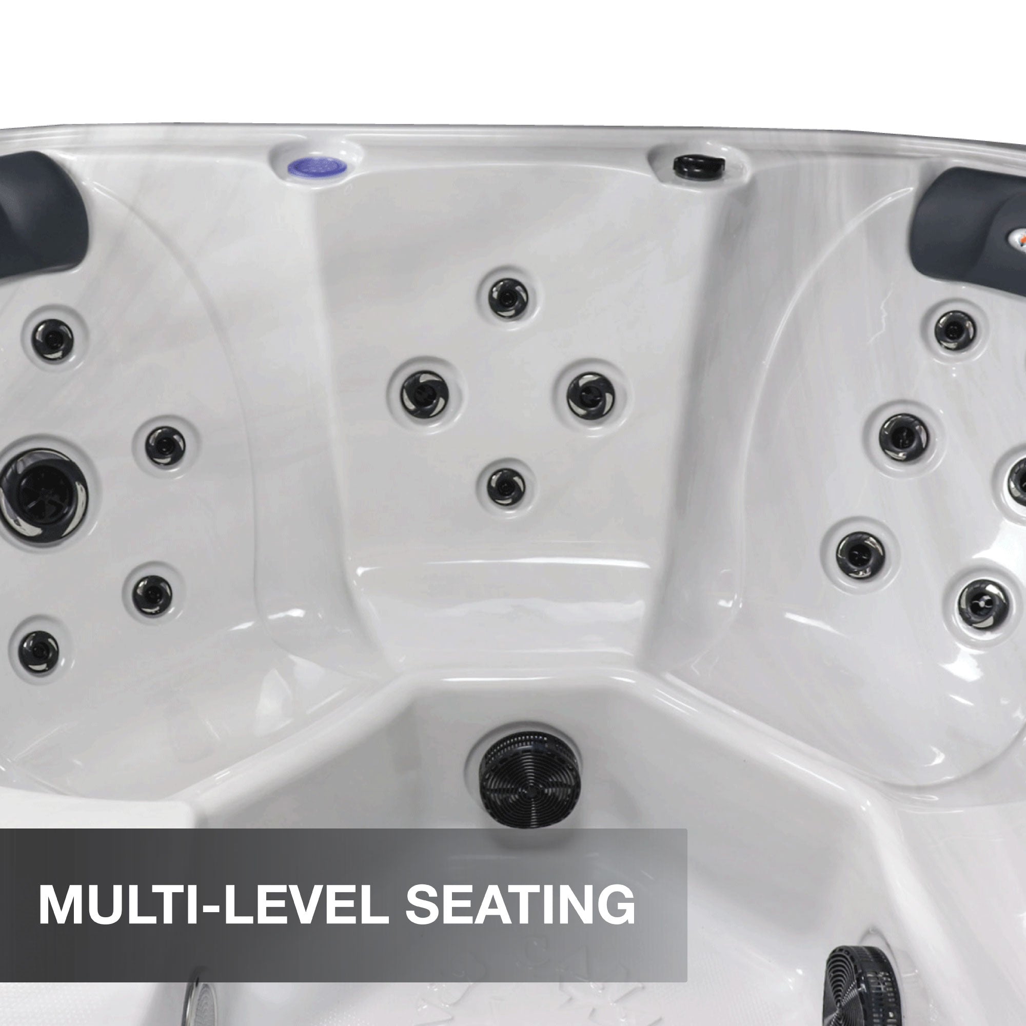 Liberty Spas LYS5000 Luxury 240V 6-Person Spa – 34 Jets, Bluetooth, LED, Glacier Filtration