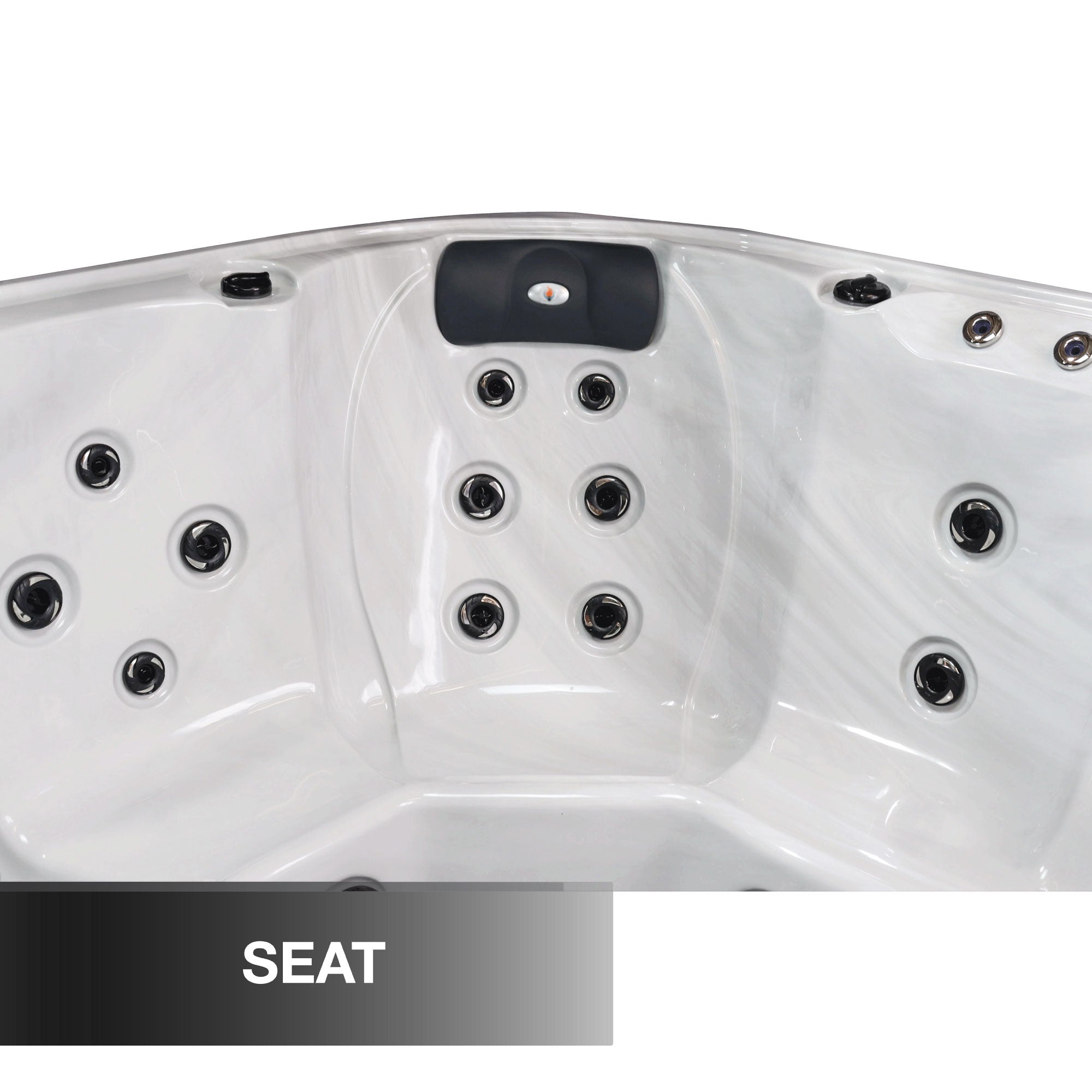 Liberty Spas LYS5000 Luxury 240V 6-Person Spa – 34 Jets, Bluetooth, LED, Glacier Filtration