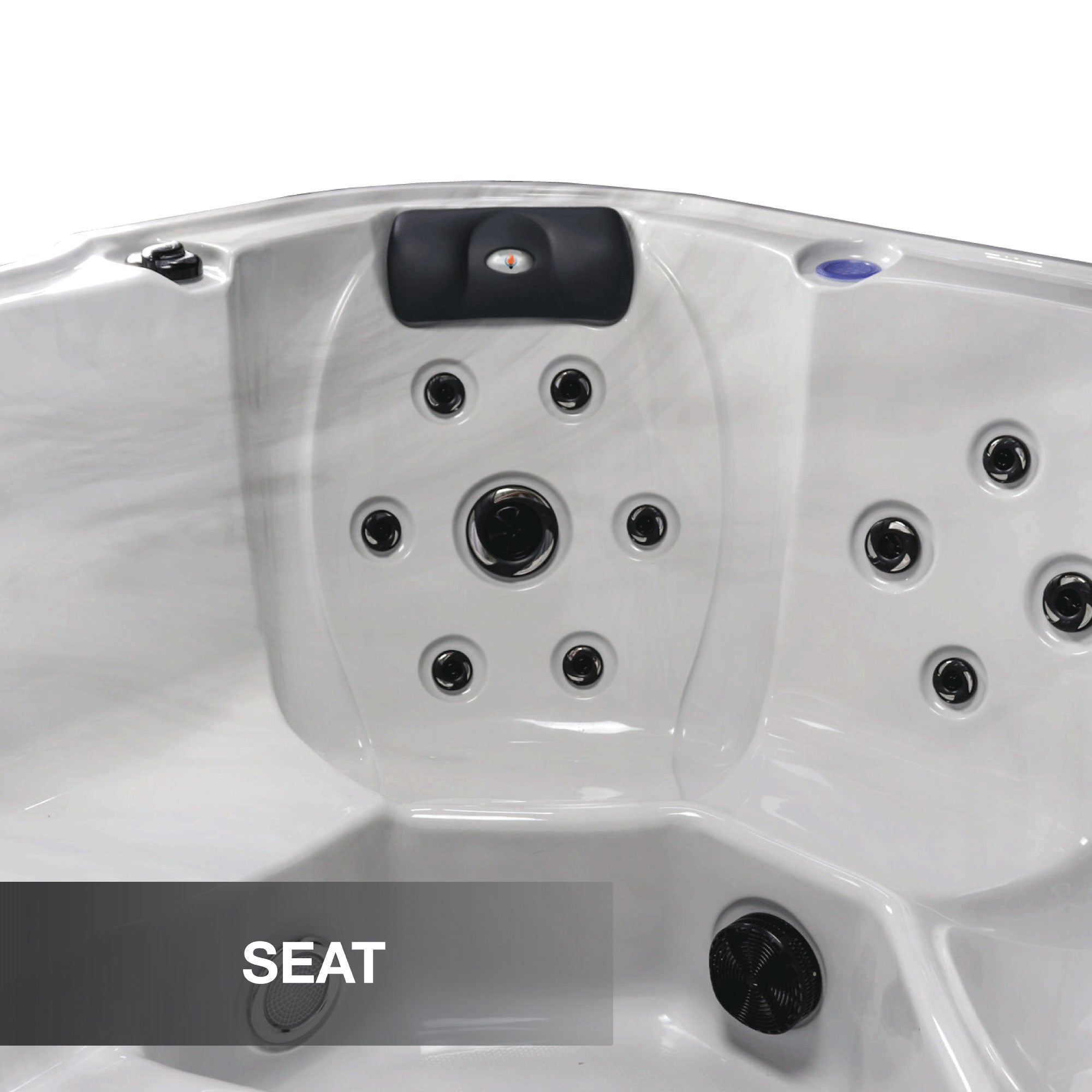 Liberty Spas LYS5000 Luxury 240V 6-Person Spa – 34 Jets, Bluetooth, LED, Glacier Filtration