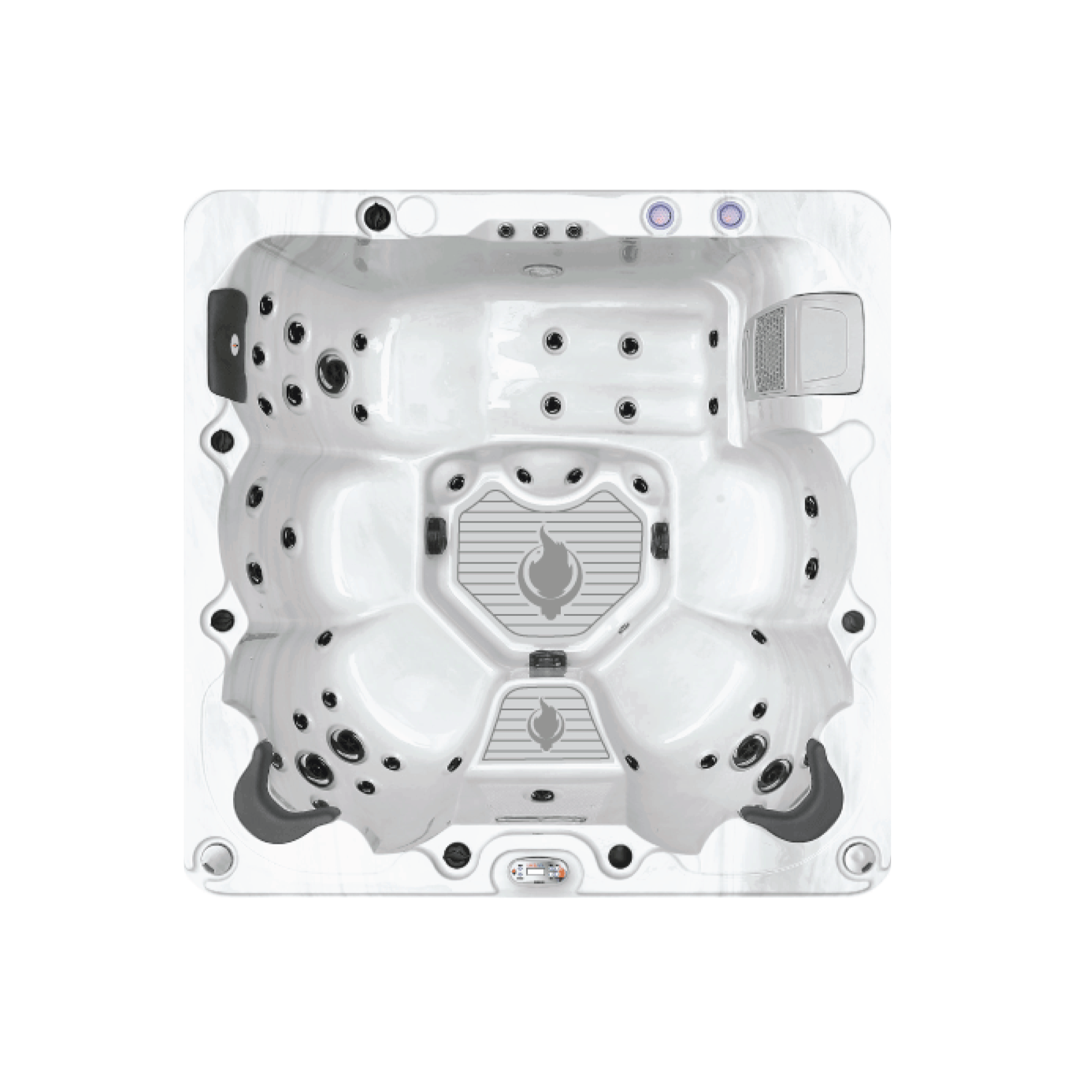 Liberty Spas LYS6000 Luxury 240V 6-Person Spa – 46 Jets, Bluetooth, LED, Glacier Filtration