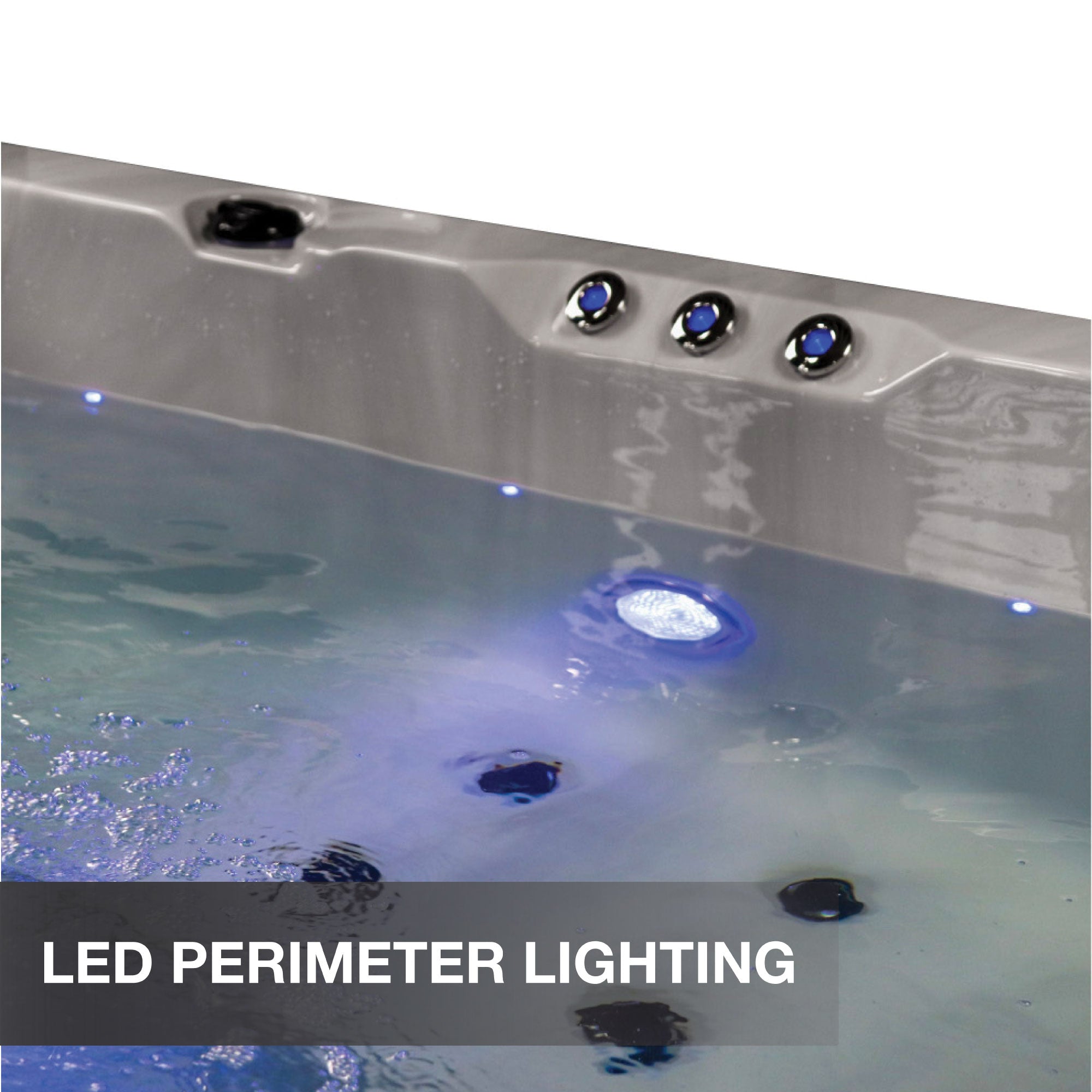 Liberty Spas LYS6000 Luxury 240V 6-Person Spa – 46 Jets, Bluetooth, LED, Glacier Filtration