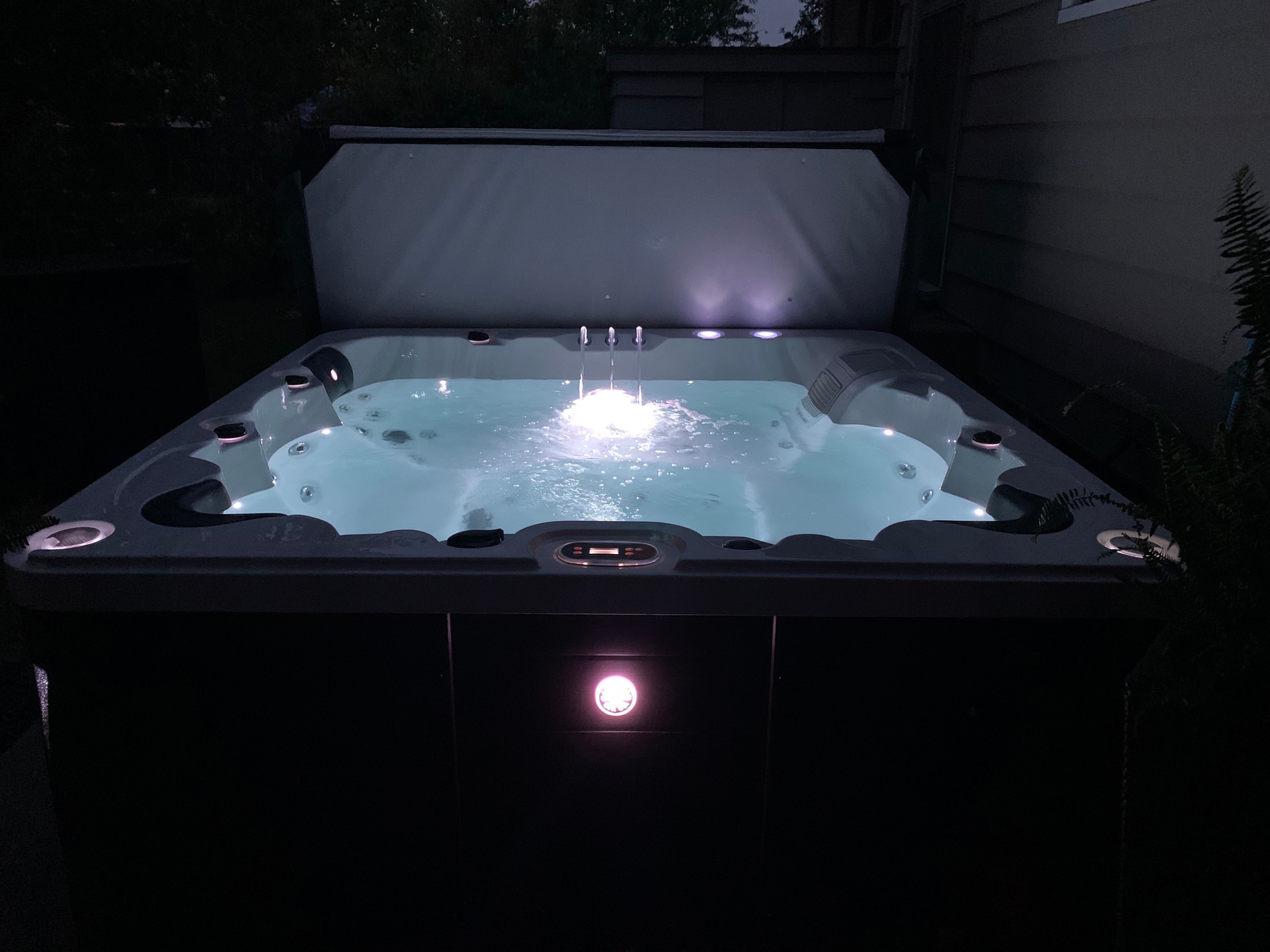 Liberty Spas LYS6000 Luxury 240V 6-Person Spa – 46 Jets, Bluetooth, LED, Glacier Filtration