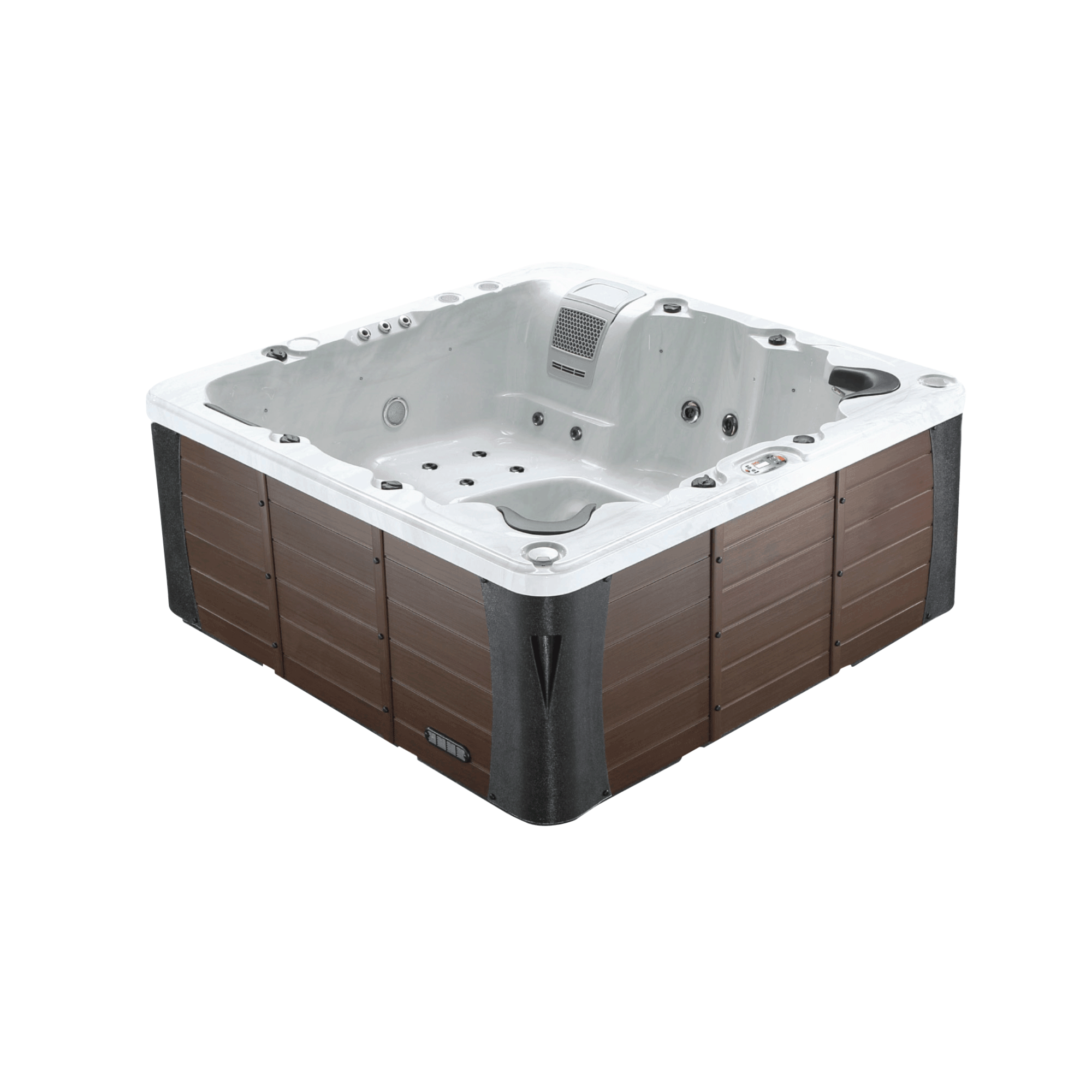 Liberty Spas LYS6000 Luxury 240V 6-Person Spa – 46 Jets, Bluetooth, LED, Glacier Filtration