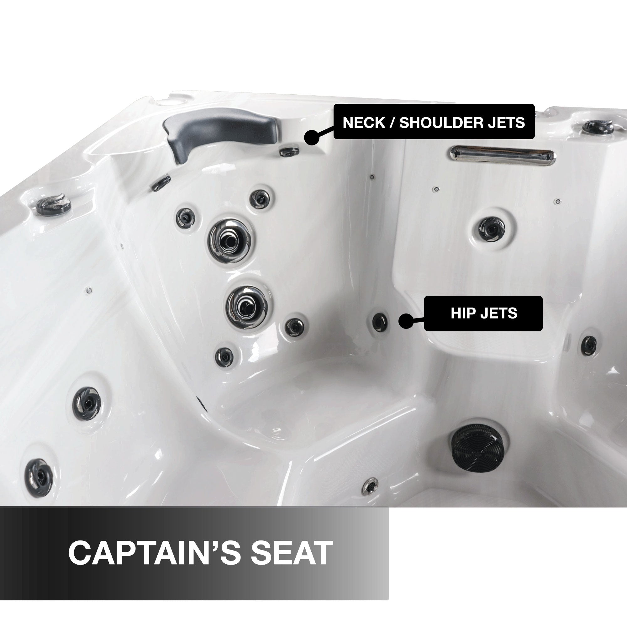 Liberty Spas LYS6000 Luxury 240V 6-Person Spa – 46 Jets, Bluetooth, LED, Glacier Filtration