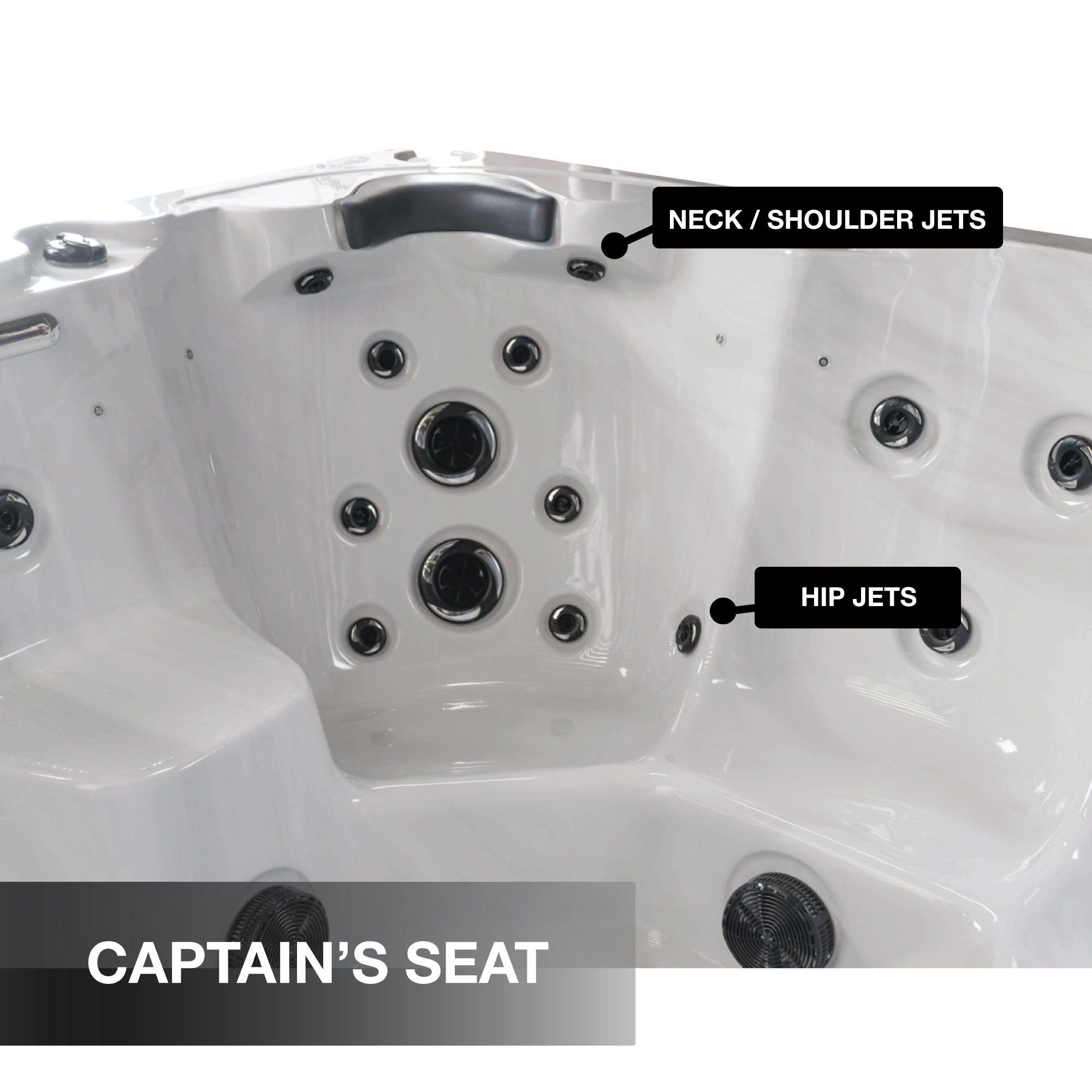 Liberty Spas LYS6000 Luxury 240V 6-Person Spa – 46 Jets, Bluetooth, LED, Glacier Filtration