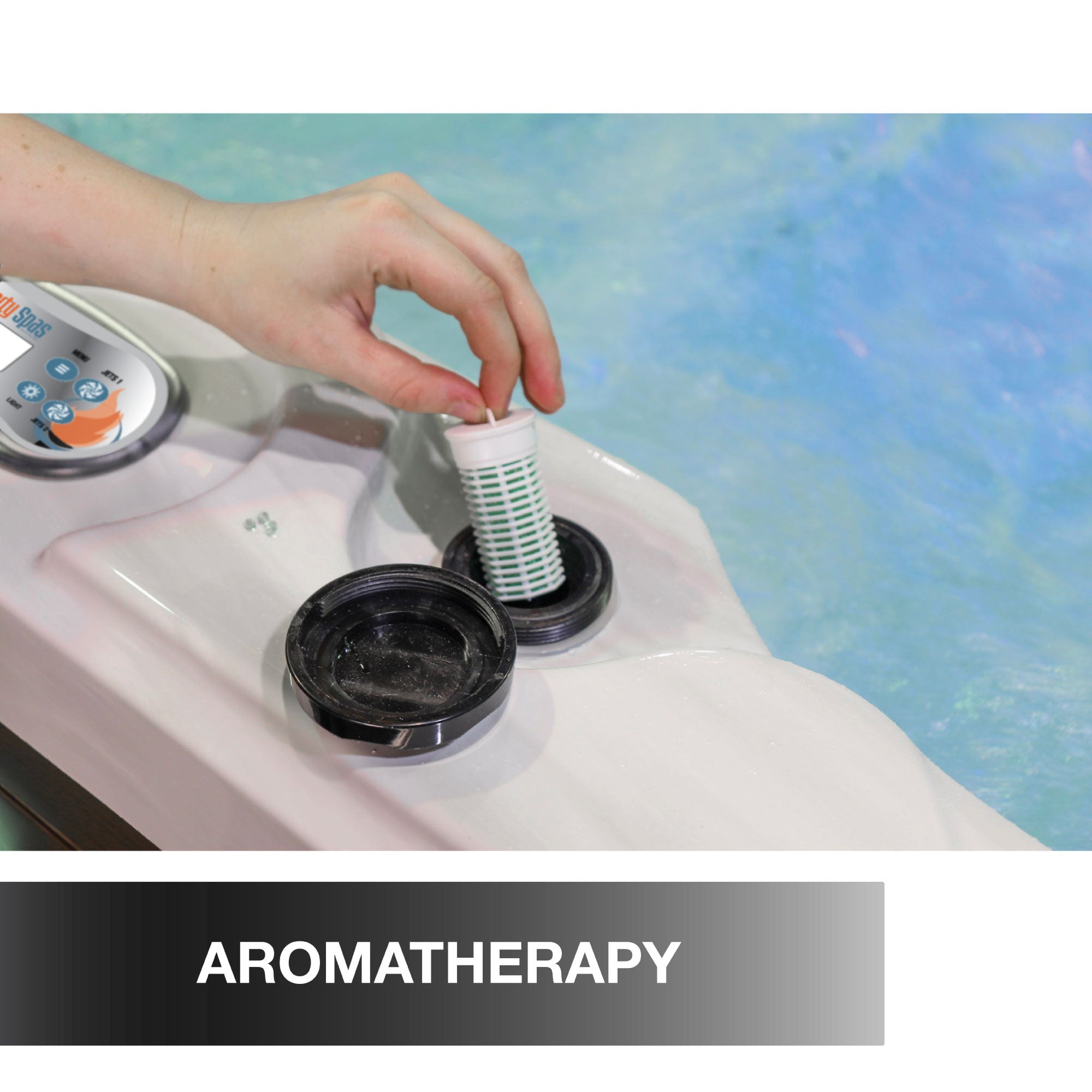 Liberty Spas LYS7000 Luxury 240V 7-Person Spa – 46 Jets, Bluetooth, LED, Glacier Filtration