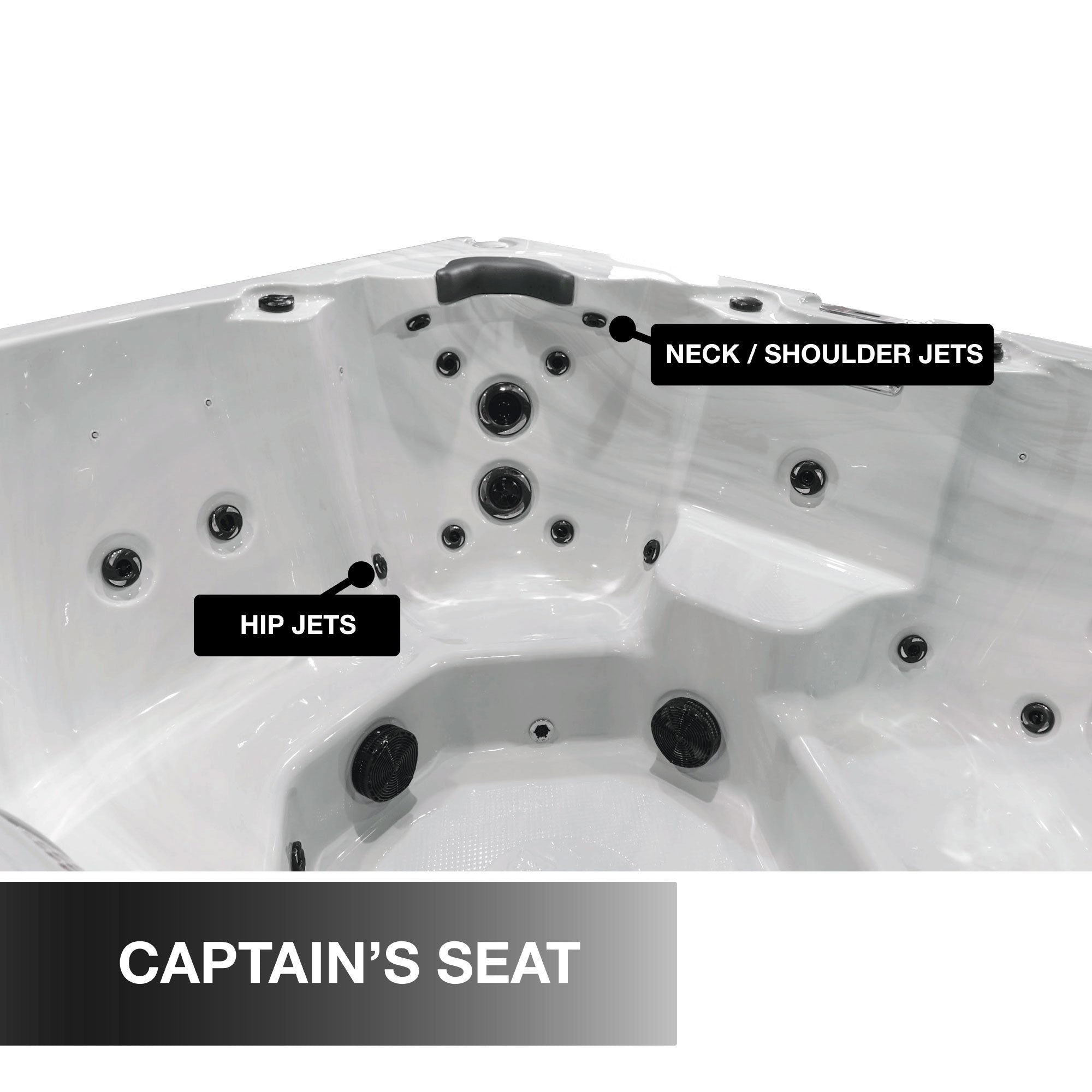 Liberty Spas LYS7000 Luxury 240V 7-Person Spa – 46 Jets, Bluetooth, LED, Glacier Filtration