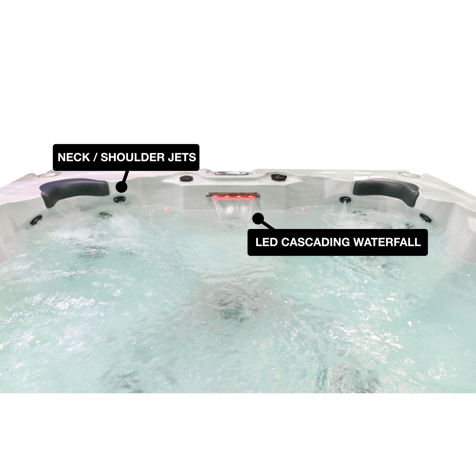 Liberty Spas LYS7000 Luxury 240V 7-Person Spa – 46 Jets, Bluetooth, LED, Glacier Filtration