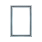 Ziva 22 in W x 32 in H Mirror with Black Metal Inlay