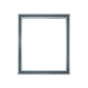 Ziva 28 in W x 32 in H Mirror with Black Metal Inlay