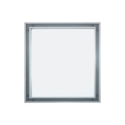 Ziva 34 in W x 32 in H Mirror with Black Metal Inlay