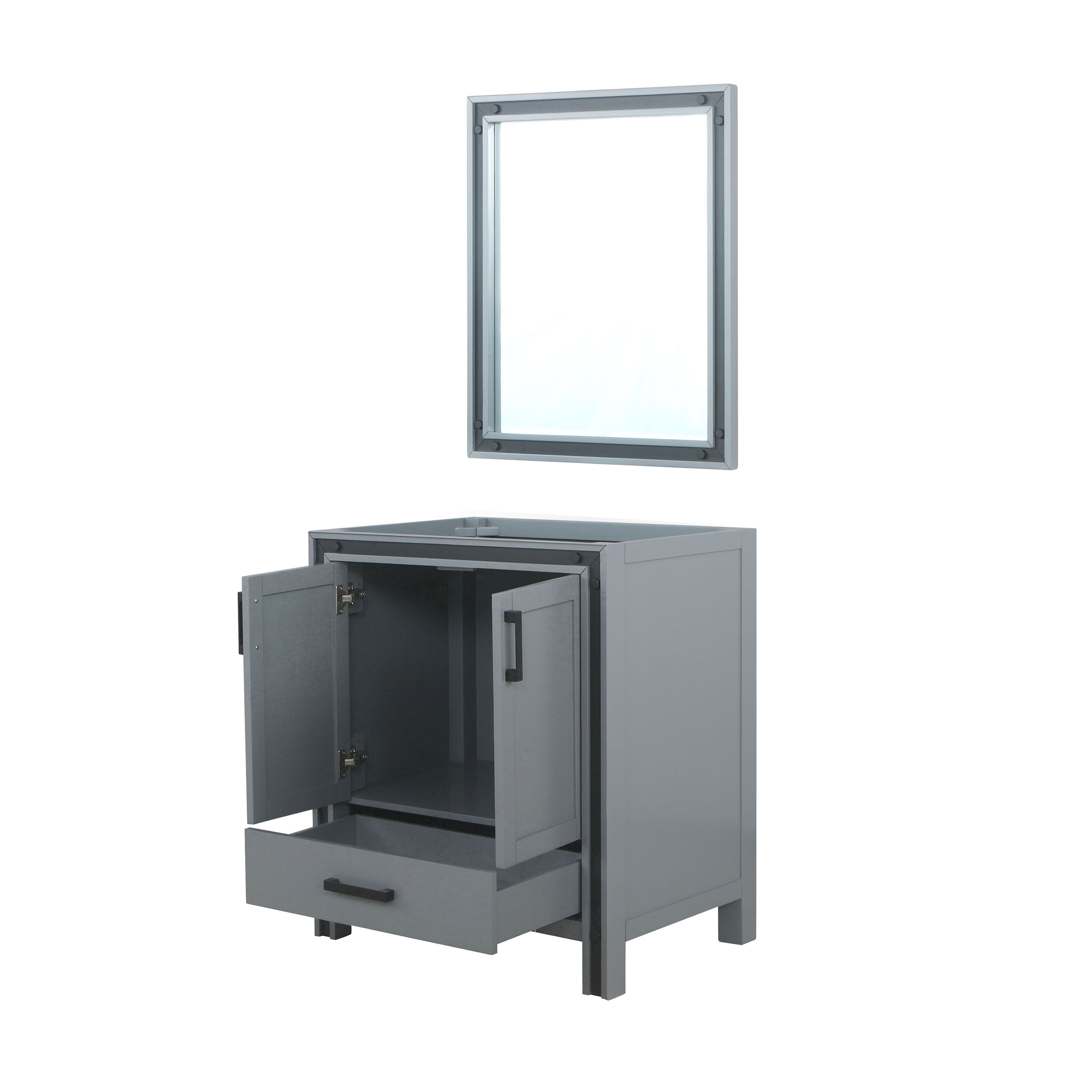 Ziva 30 in W x 22 in D Dark Grey Bath Vanity